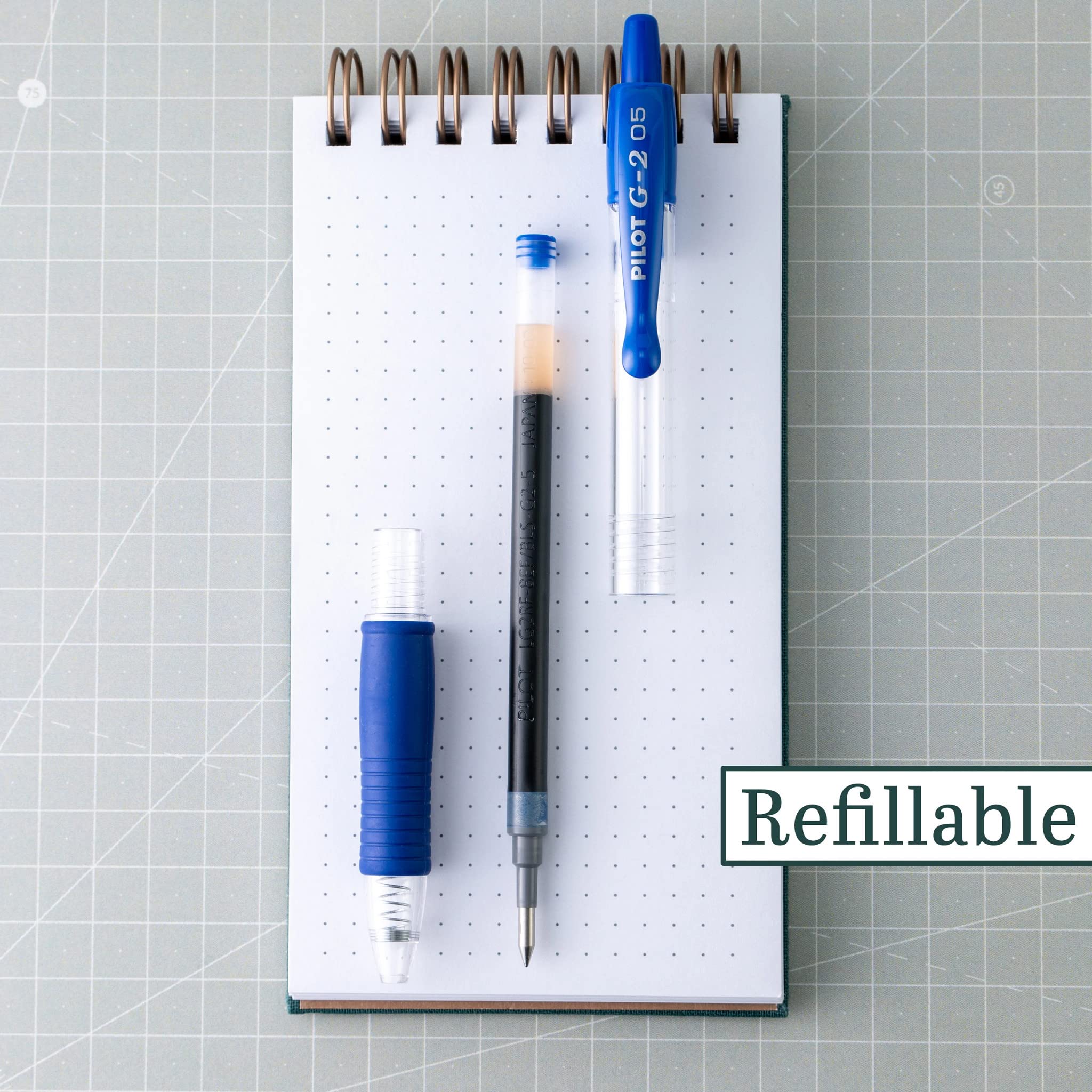 Pilot G2 Premium Gel Roller Pens - 0.5mm Extra Fine Point (14-Pack, Blue) - Smooth Writing for Office, School & Note Taking