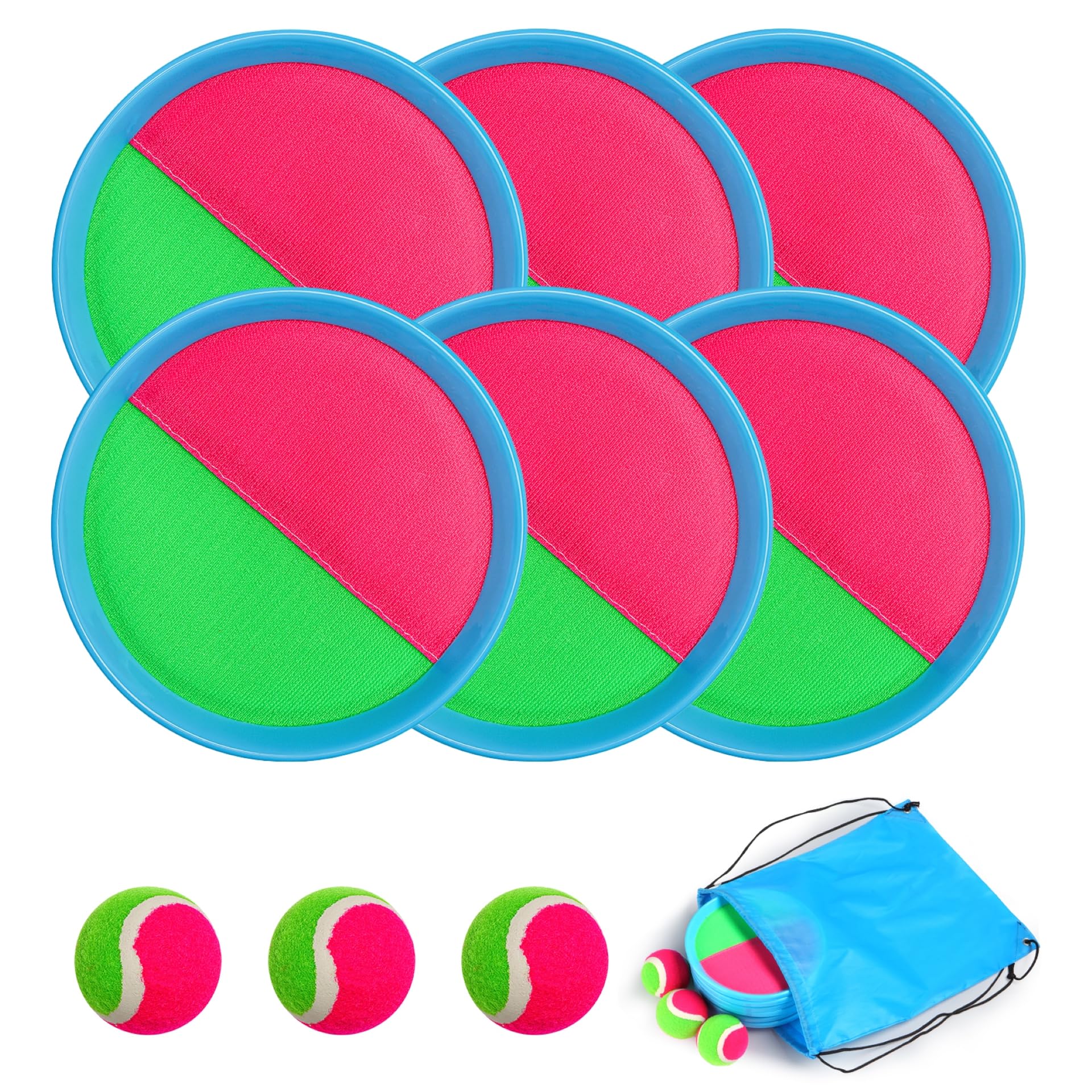 Toss and Catch Ball Game Set for Kids Ages 4-8 | Outdoor & Beach Games Toys | Playground Balls & Summer Fun Activities | Perfect Christmas & Birthday Gifts for Kids | Ideal for Backyard, Park, and Beach Play