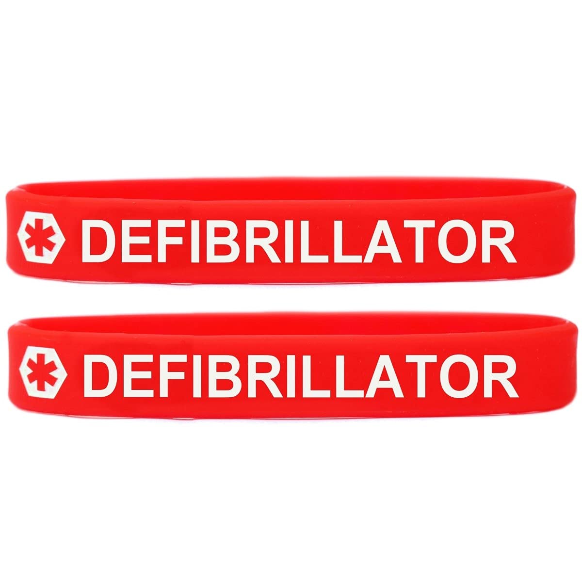 2 Pack Medical Alert Wristband Bracelets - 12 Style Options for Emergency ID & Health Conditions (Ideal for Allergies, Diabetes, Seniors & Outdoor Activities)