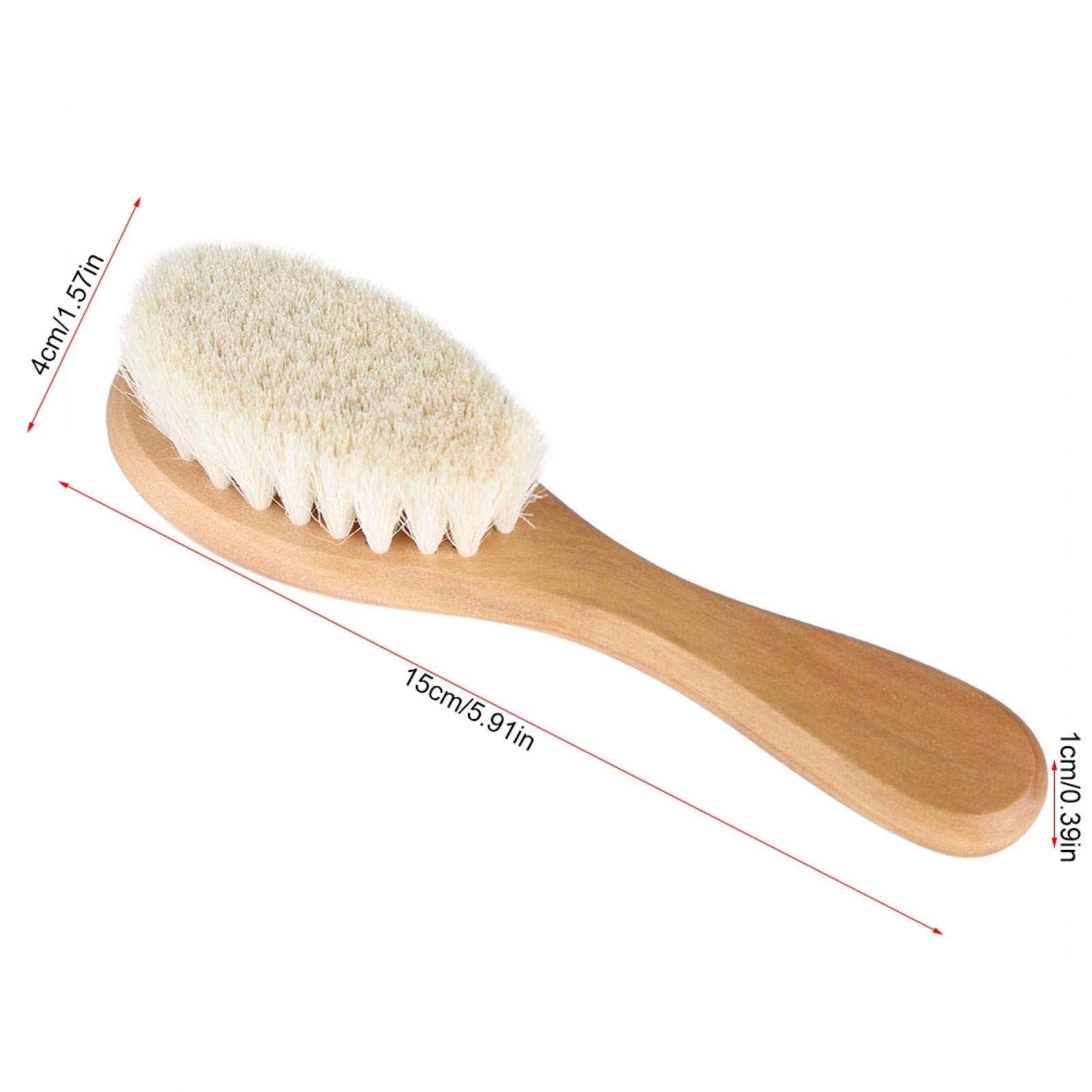 **Yosoo Health Gear Natural Goat Hair Massage Brush – Gentle Baby Comb for Hair Care & Scalp Massage – Perfect for Infants, Toddlers & Home Use**    *(Great for Soothing Baby’s Scalp, Promoting Relaxation & Healthy Hair Growth at Home or On-the-Go!)*