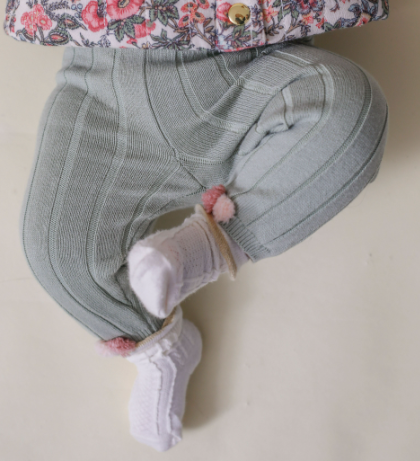 LOUISE MISHA MOLDAVIA Baby Leggings for Girls (6-24 Months) - Soft Stretchy Toddler Pants for Playtime, Daycare & Photo Outfits