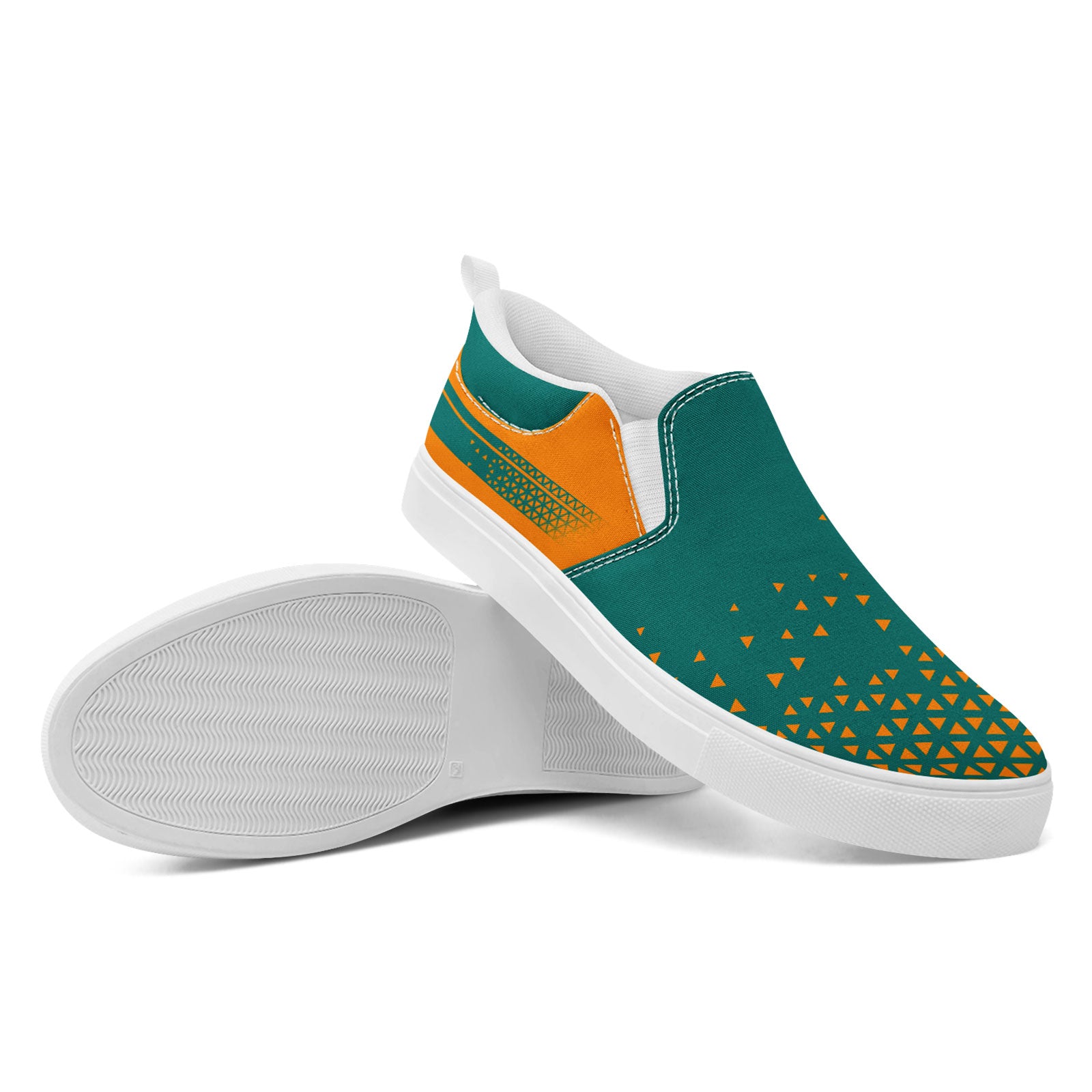 Custom Personalized Canvas Slip-On Sneakers for Men & Women - Lightweight Comfortable Walking Shoes - Perfect for Casual Wear, Travel & Everyday Use