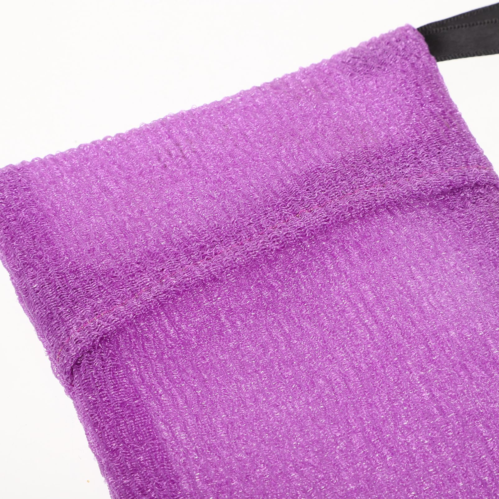 Portable Soft Fleece Soap Holder Bag with Drawstring - Mini Travel Toiletries Organizer for Bar Soap, Bath Accessories & Travel Bottles - Ideal for Camping, Gym & Vacation (Purple, Nylon)