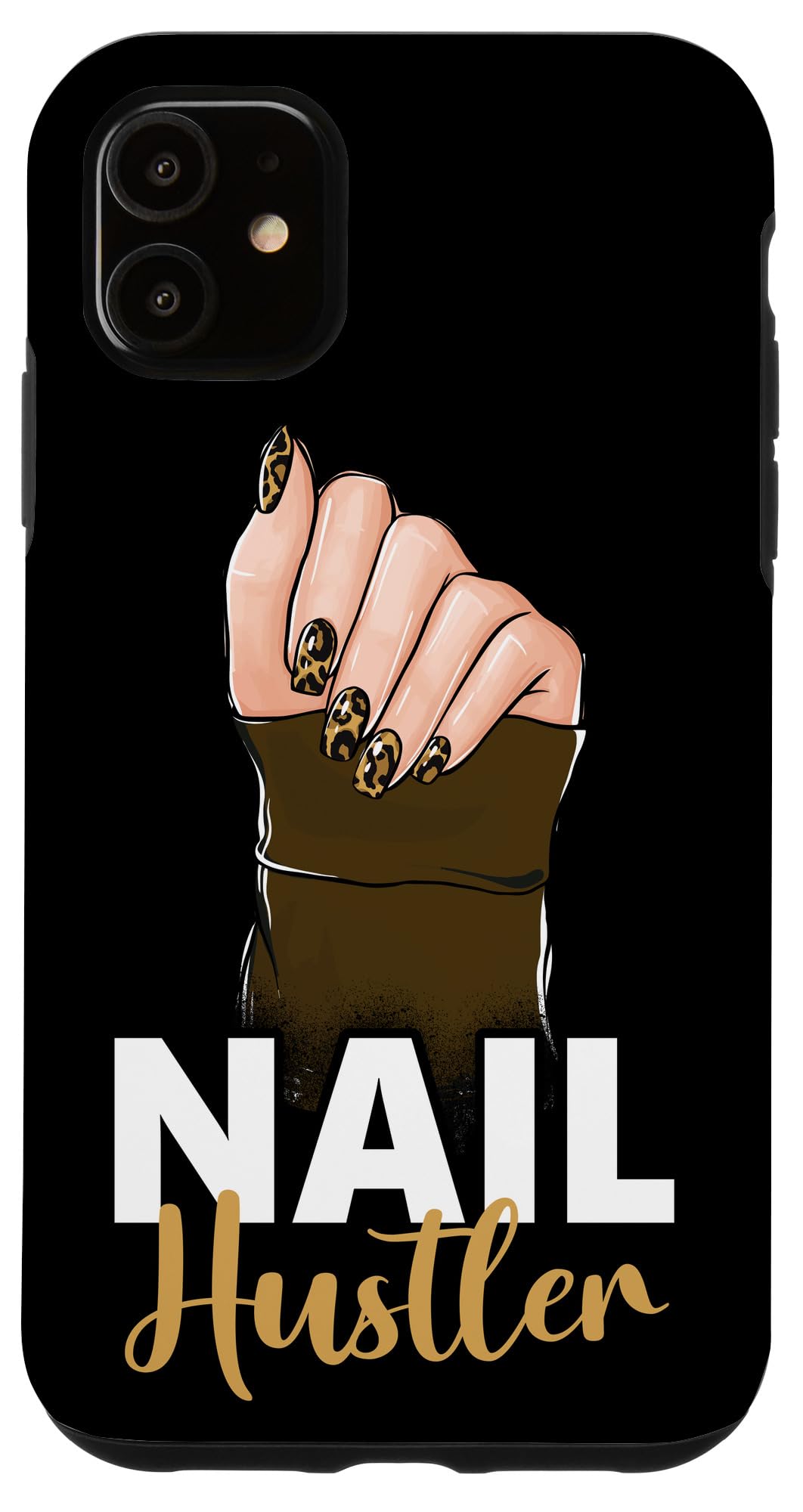 iPhone 11 Case for Nail Technicians - Durable Nail Polish Holder & Protective Phone Cover - Perfect for Salon Work, Nail Art Studios & Mobile Nail Services