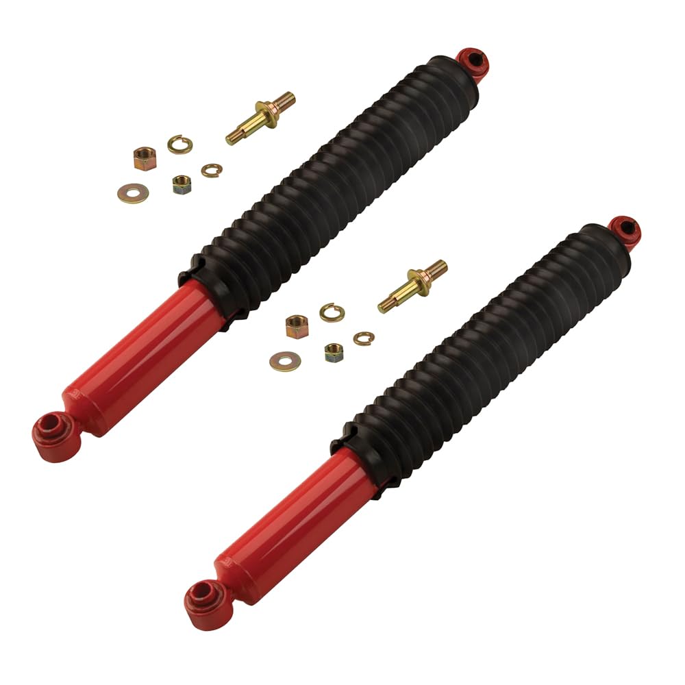 New Pair Rear MonoMax Shocks Struts for Chevy Blazer C10 & C20 Pickup Truck - BuyAutoParts 77-61182AZ - Perfect for Off-Roading, Towing & Smooth Ride Comfort