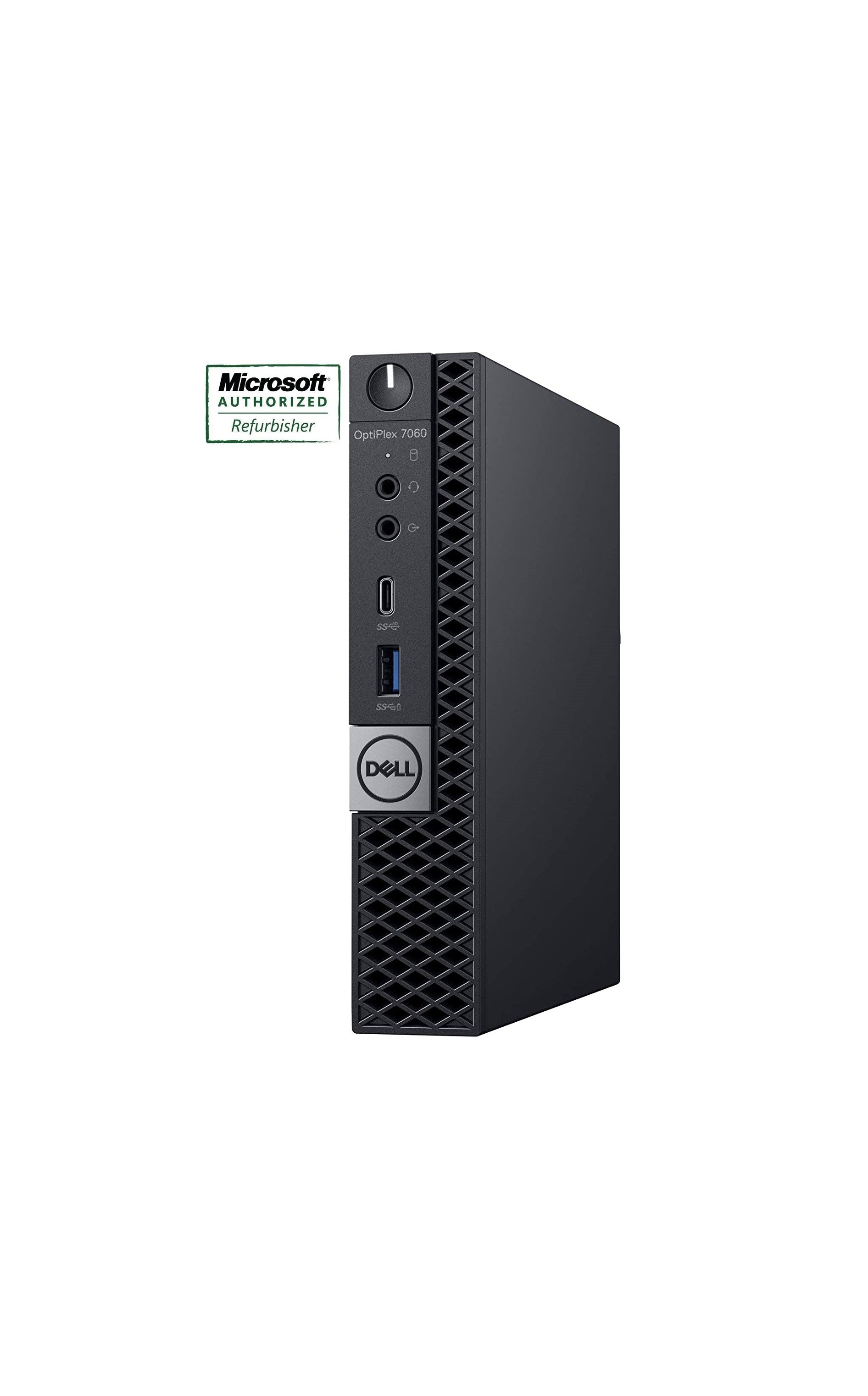 Refurbished Dell OptiPlex 7060 Micro Desktop - Intel Core i5-8500T 2.1GHz, 8GB RAM, 256GB NVMe SSD, Windows 10 Pro | Compact Business PC for Office, Home & Remote Work