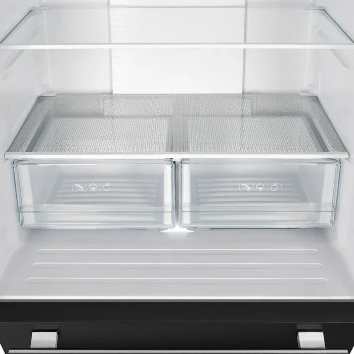 Forno Espresso Gallipoli 30 Inch 17.5 cu. ft. French Door Refrigerator with Ice Maker - Stainless Steel FFFFD1974 - Perfect for Modern Kitchens & Entertaining