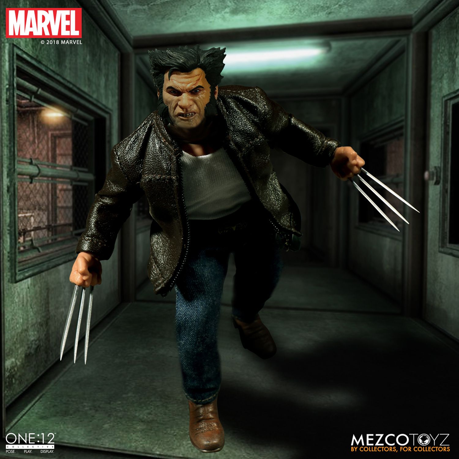 Mezco Toyz One:12 Collective Marvel Comics Logan Wolverine 1/12 Scale 6