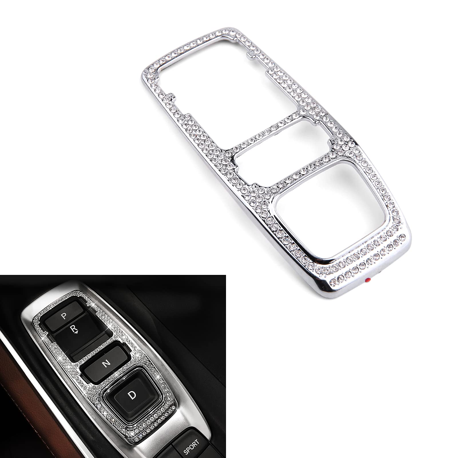 Shiny Crystal Style Interior Panel Cover Trim Accessories for Honda Accord Hybrid 2018-2021 - Dashboard & Door Decoration Upgrade for Enhanced Car Aesthetics
