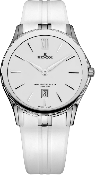 Edox Grand Ocean Ultra Slim 26024 3 BIN Men's Luxury Watch - Waterproof Chronograph for Business & Formal Occasions