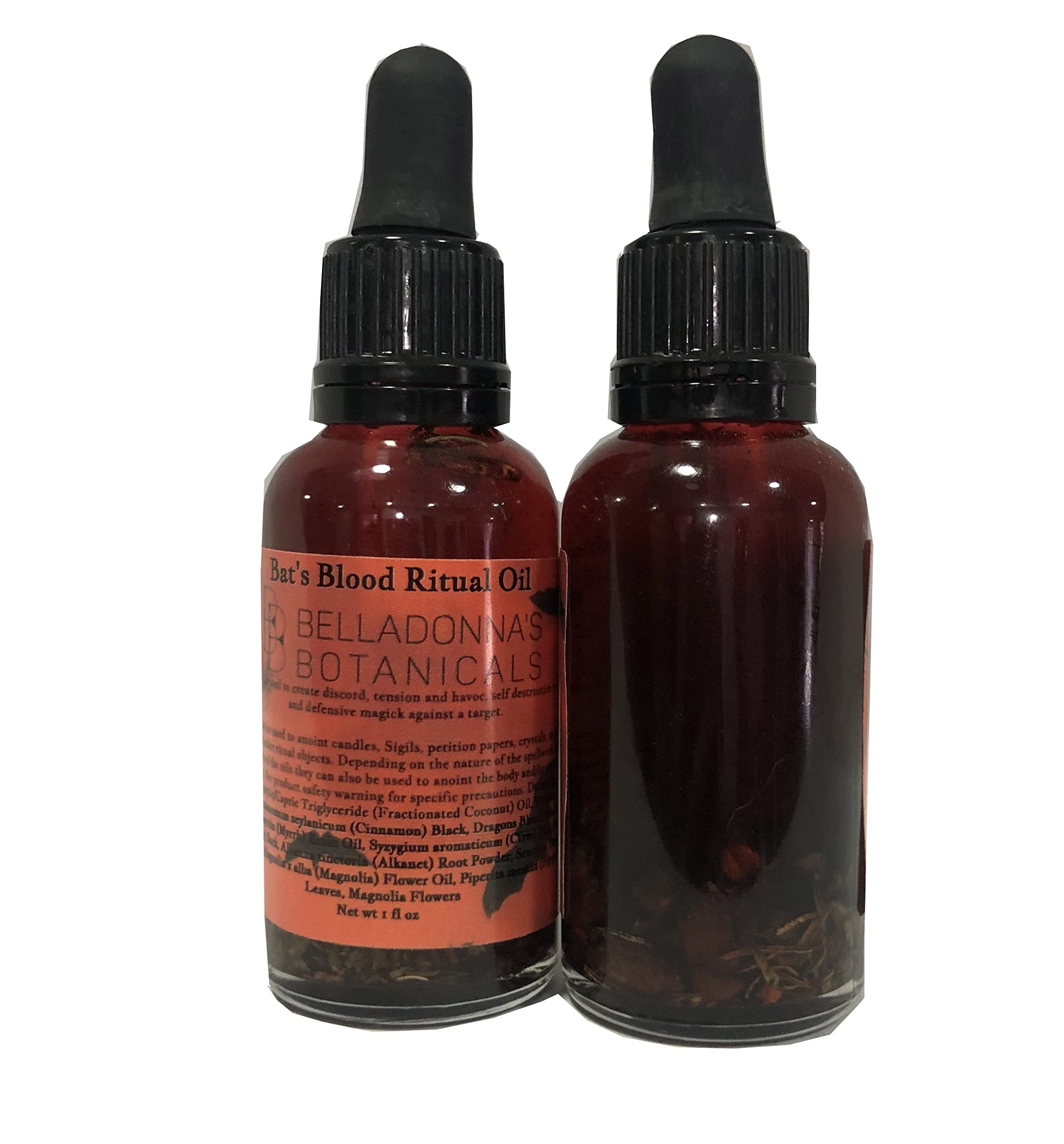 Bats Blood Ritual Oil - Authentic Occult Supplies for Wiccan Spells, Pagan Rituals & Spiritual Cleansing | Perfect for Meditation, Altar Offerings & Moon Ceremonies