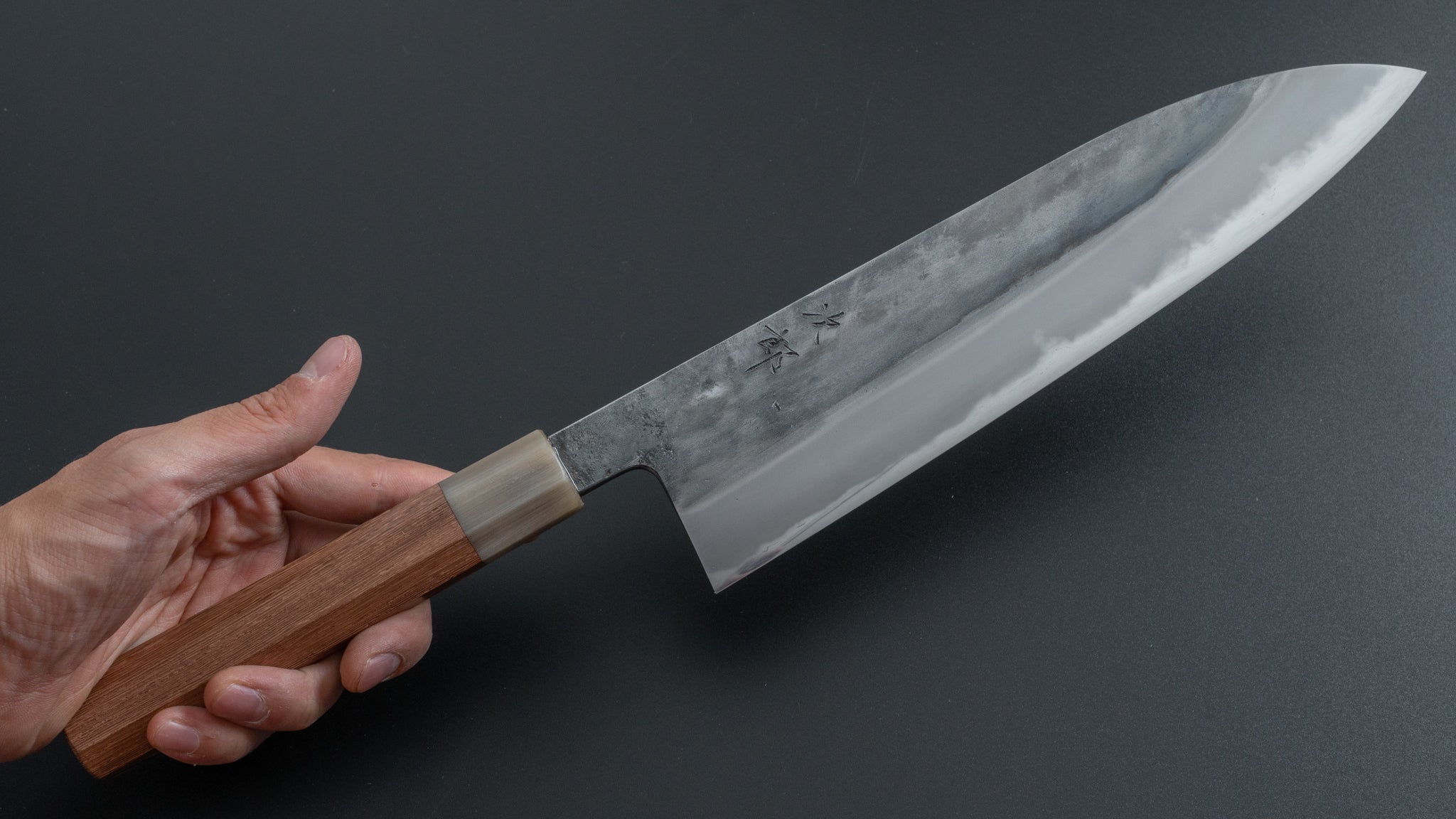 Premium Jiro Tsuchime Wa Gyuto 240mm Japanese Chef Knife with Taihei Tagayasan Handle - Perfect for Sushi, Meat Cutting & Professional Kitchen Use