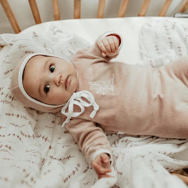 Ely's&Co. 100% Cotton Muslin Swaddle Blankets for Babies (2 Pack) - Soft & Breathable for Newborn Swaddling, Nursing Cover, Stroller Blanket