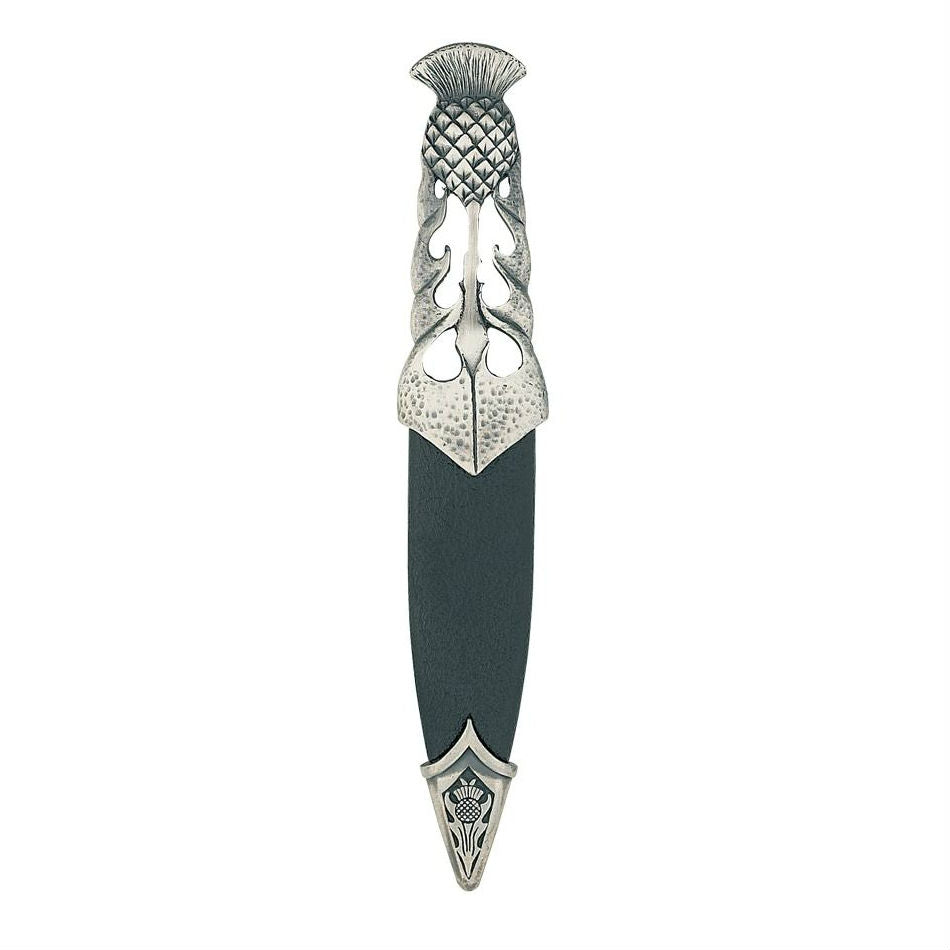 Ryan Thistle Dress Sgian Dubh - Traditional Scottish Knife for Formal Wear, Highland Dress & Weddings - Perfect for Kilt Accessories, Celtic Gifts & Collectors
