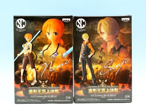 Banpresto Piece SCultures Modeling King Summit Decisive Battle Vol.1 Figure Set (2 Figures + Bonus) - Anime Collectible for Display & Gaming Room Decor