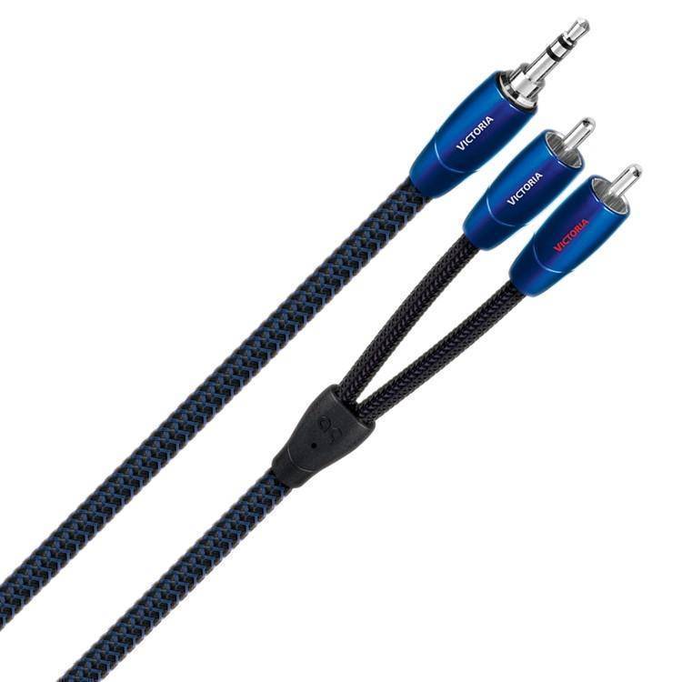 AudioQuest Victoria High-Performance RCA Interconnect Cable - Premium Audio Connection for Home Theater & Hi-Fi Systems