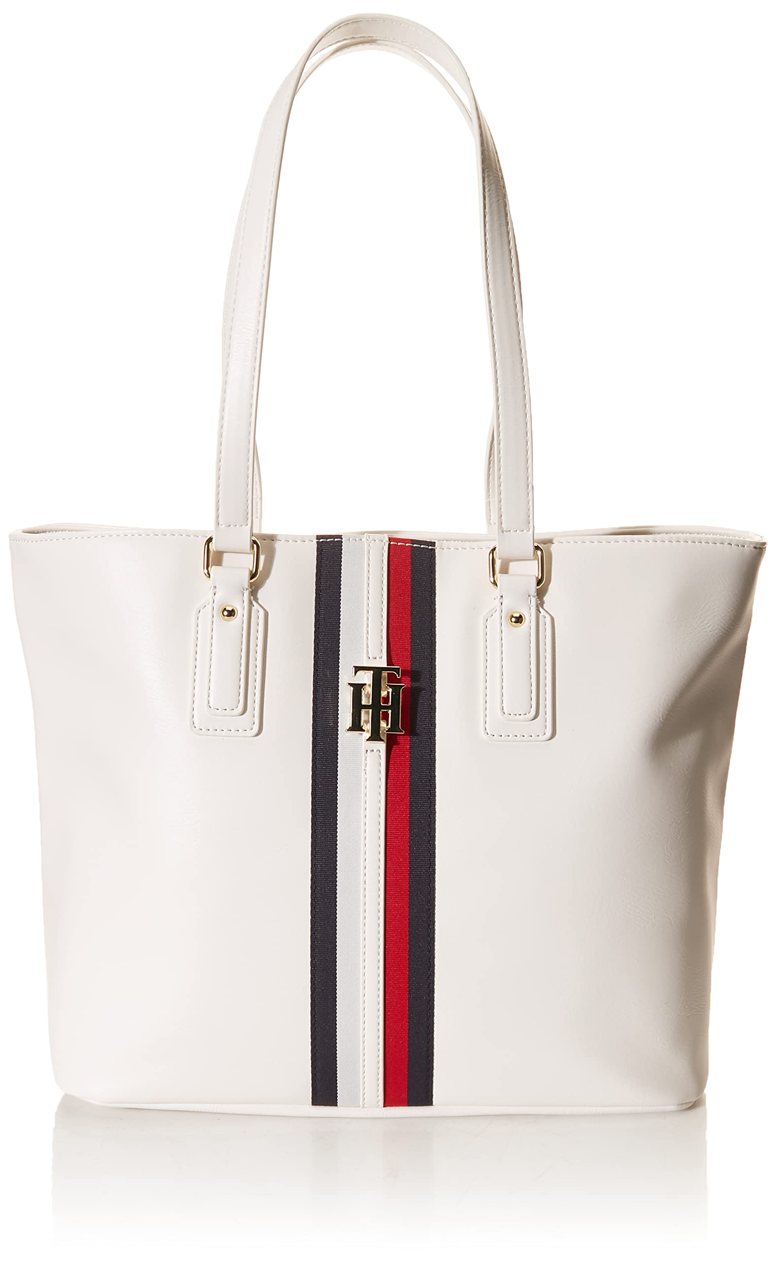Tommy Hilfiger Women's Jaden Plus Tote Bag - Stylish Large Capacity Handbag for Work, Travel & Everyday Use
