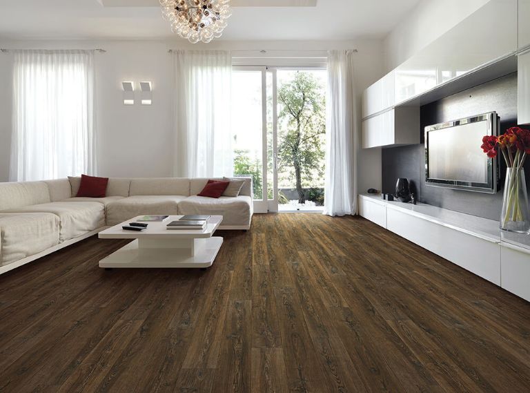 Coretec Plus HD Luxury Vinyl Plank Flooring - Smoked Rustic Pine 7