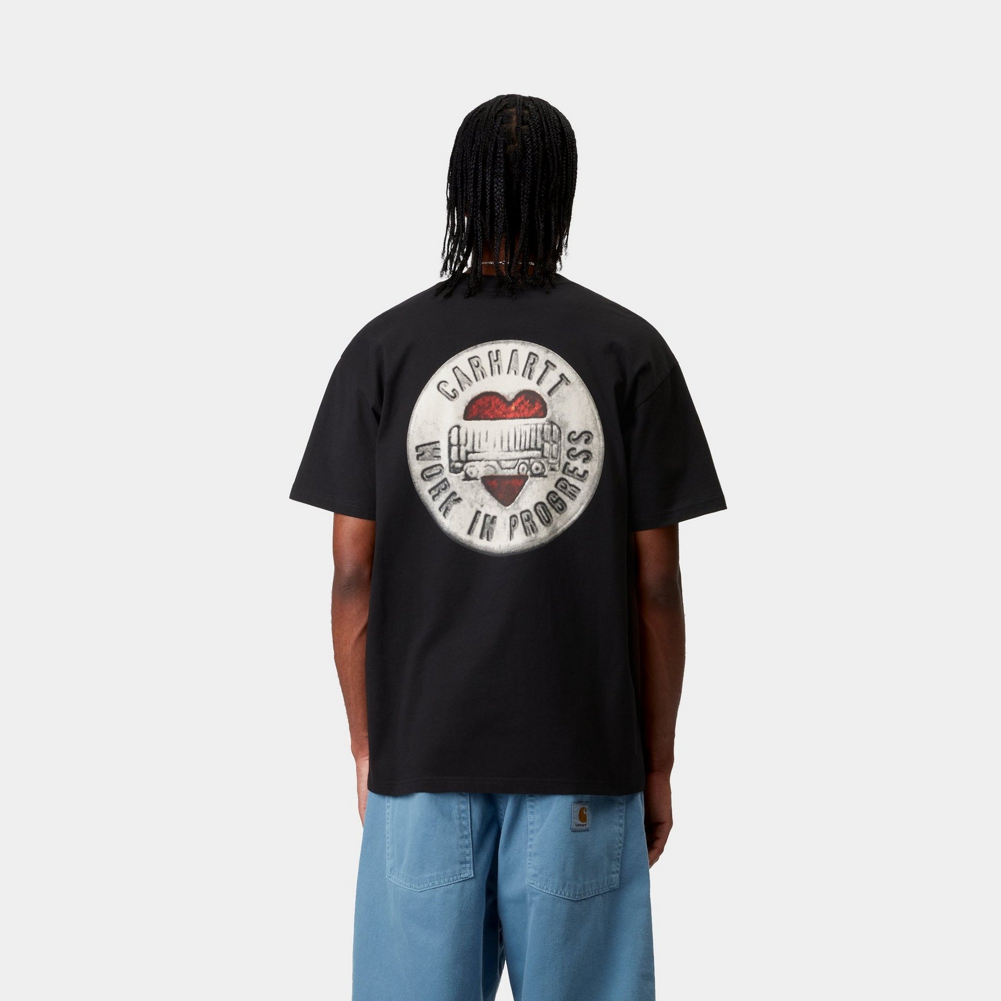 Button T-Shirt for Men & Women | Classic Black Cotton Tee - Casual Wear, Layering & Everyday Outfits