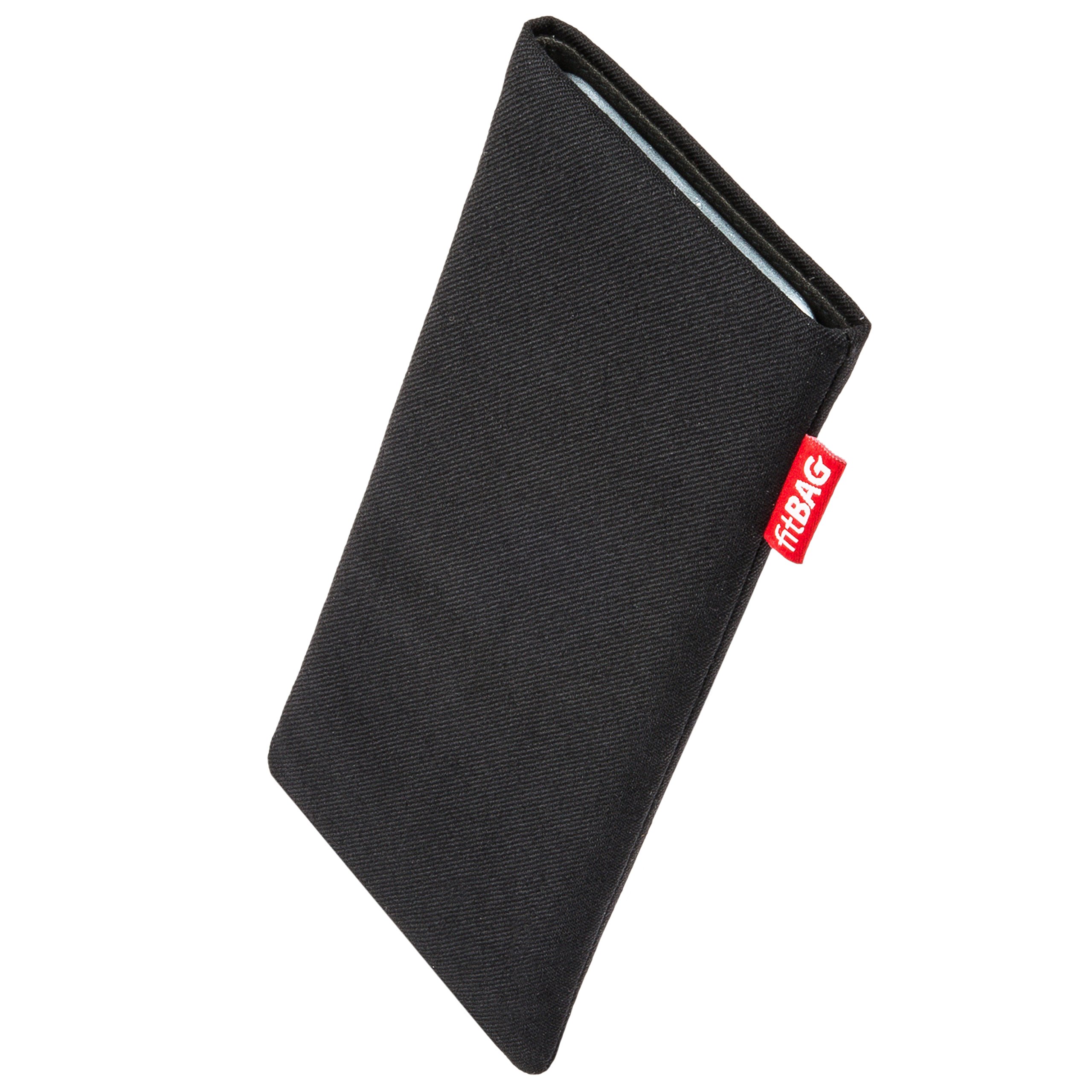Premium Black Custom Fit Sleeve Case for Samsung Galaxy Fold 5G | German-Made Luxury Suit Fabric with Microfiber Lining | Perfect for Business Meetings, Travel Protection & Daily Display Cleaning