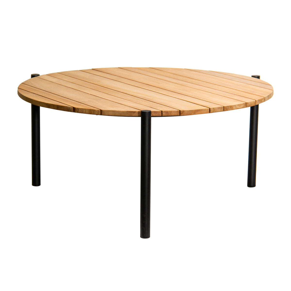 Modern Round Coffee Table - Solid Wood Living Room Furniture for Home Decor - Perfect for Small Spaces, Apartments & Cozy Living Rooms