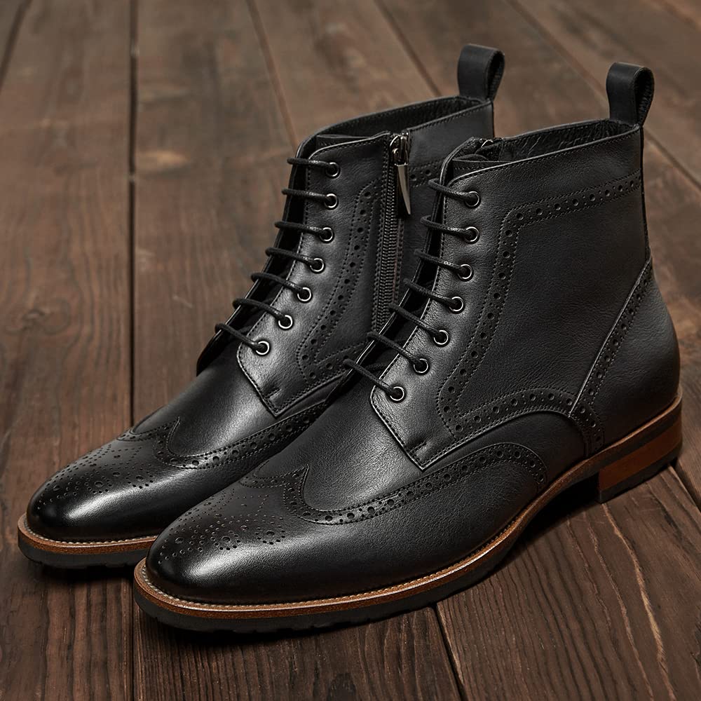Men's Casual Oxford Chukka Boots - Comfortable Dress Boots for Business & Outdoor Wear | Perfect for Office, Travel & Formal Occasions