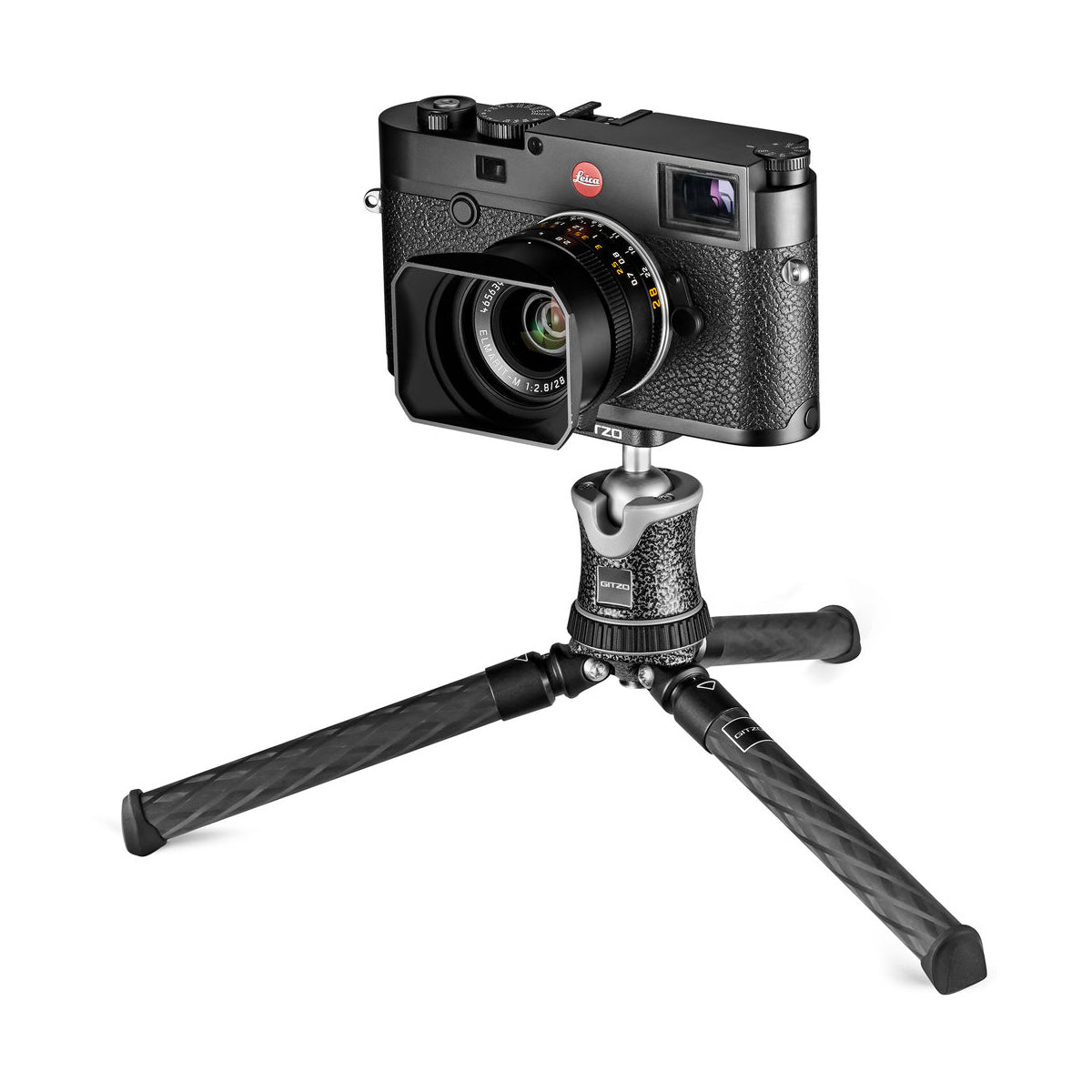Gitzo GKTBC1 Mini Traveler Tabletop Tripod - Compact & Lightweight Noir Decor Tripod Stand for DSLR Cameras - Perfect for Travel, Vlogging & Indoor Photography