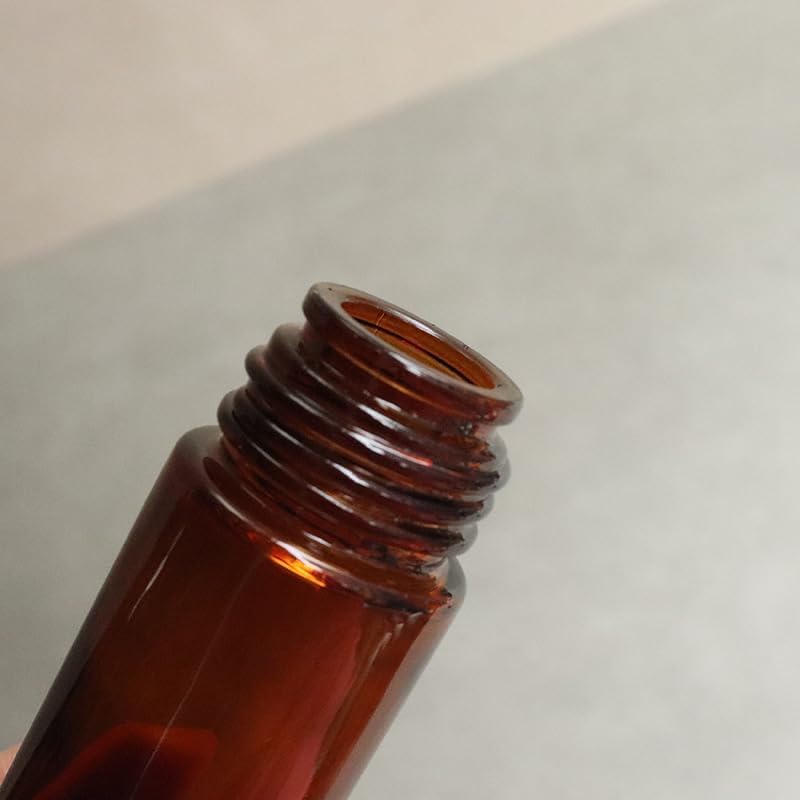 2 Pack 50ml Refillable Glass Essential Oil Roller Bottles with Rollerball - Empty Aromatherapy Roll On Bottles for Essential Oils, Perfume & DIY Blends (Brown) | Perfect for Travel, Home Use & Gift Giving