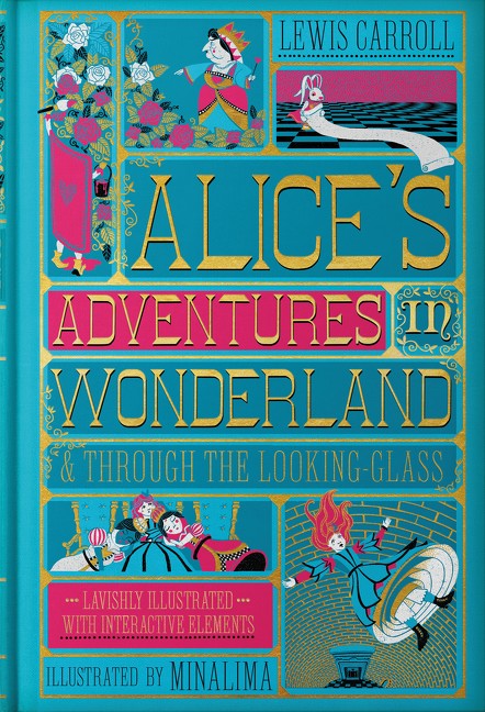 Alice's Adventures in Wonderland & Through the Looking Glass - Classic Fantasy Novel by Lewis Carroll - Perfect for Book Lovers, Gift Giving & Bedtime Reading