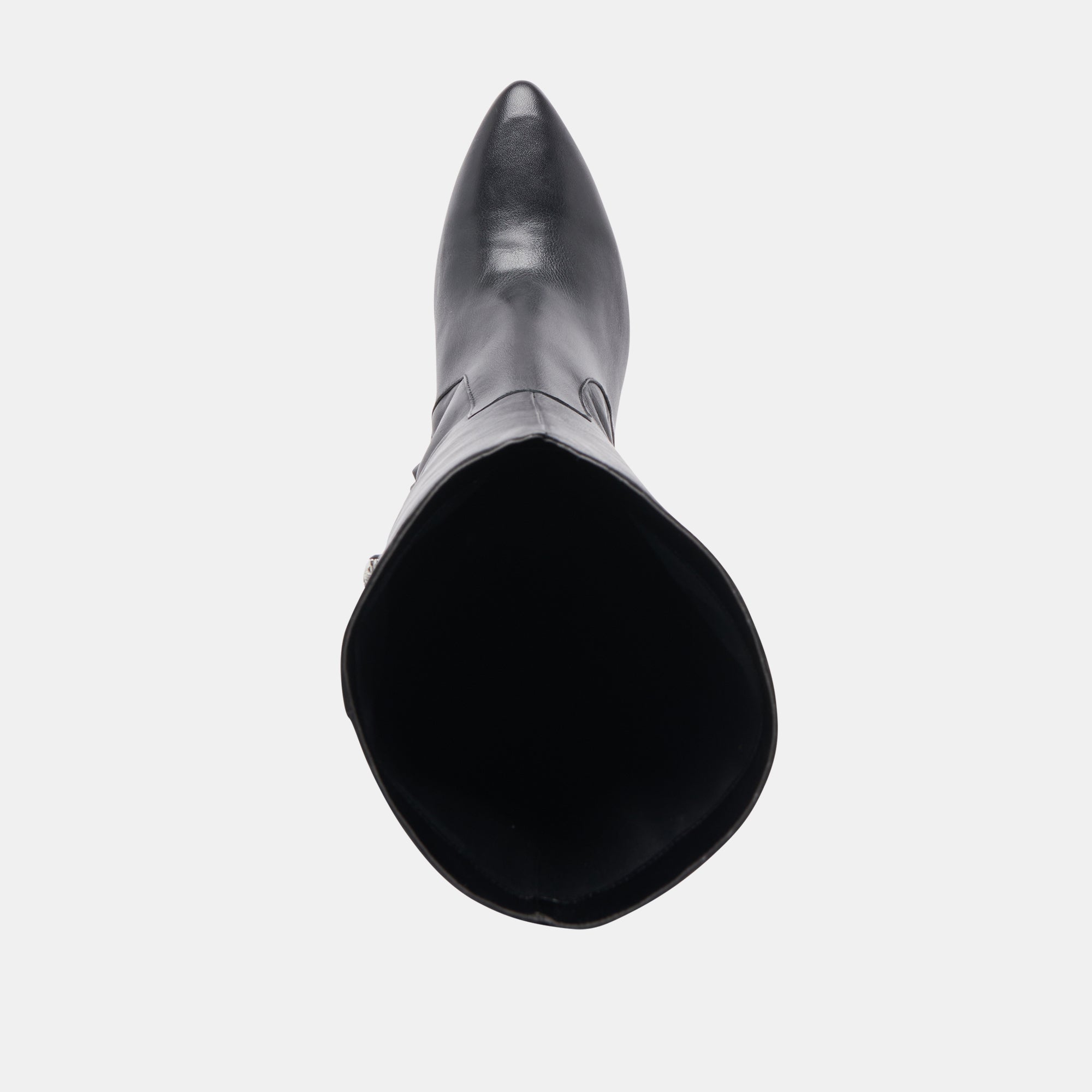 NEDI Wide Calf Boots for Women - Black Leather Knee High Boots with Stretchable Comfort Fit - Perfect for Work, Office, and Winter Fashion