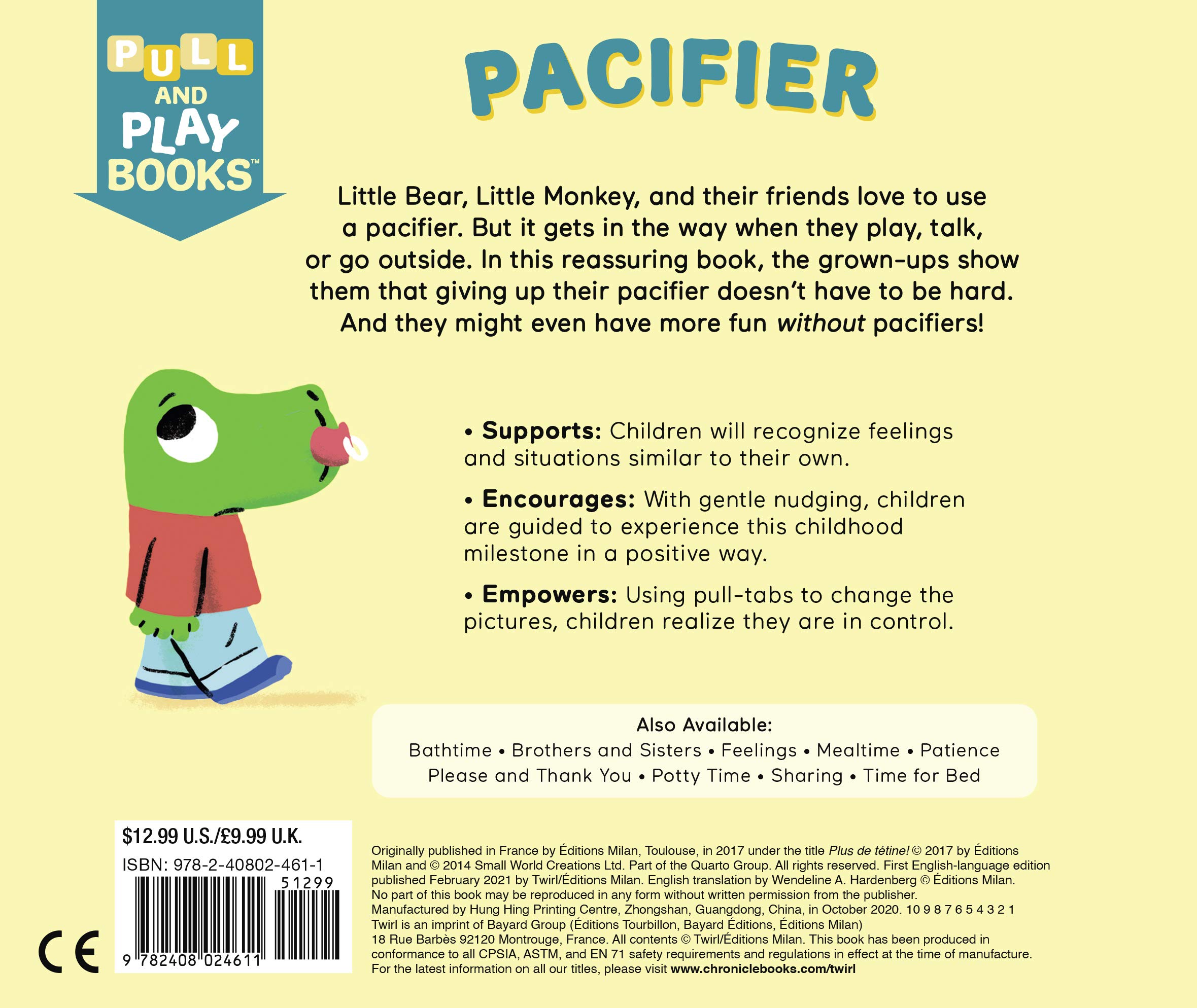 Pull and Play: Pacifier - Interactive Baby Teether Toy for Soothing & Playtime | Soft Silicone Pacifier with Fun Textures | Perfect for Infants & Toddlers (Pull and Play Books) | Great for Teething Relief, Sensory Development & Bedtime Comfort