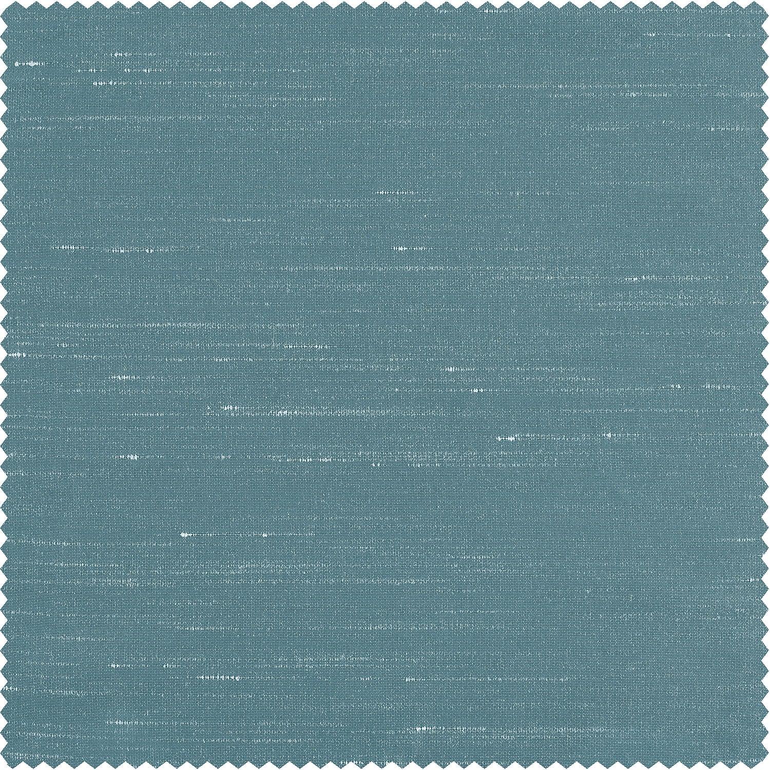 Nassau Blue Vintage Textured Faux Dupioni Silk Fabric Swatch - Perfect for Upholstery, Drapery & DIY Fashion Projects