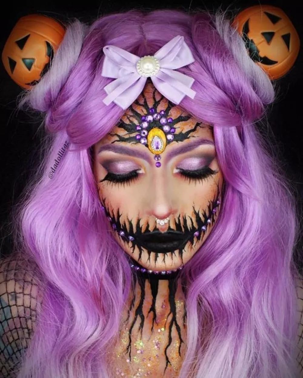 Pastel Purple Face & Body Paint Stick - Water-Based, Washable, Non-Toxic Lavender Makeup for Halloween, Cosplay & SFX - Perfect for Ursula Costume & Creative Face Painting