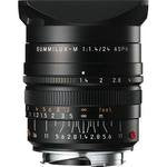 Leica 24mm f/1.4 Summilux M Aspherical Manual Focus Lens for M-Mount Cameras - Black - Perfect for Low Light Photography, Street & Landscape Shooting