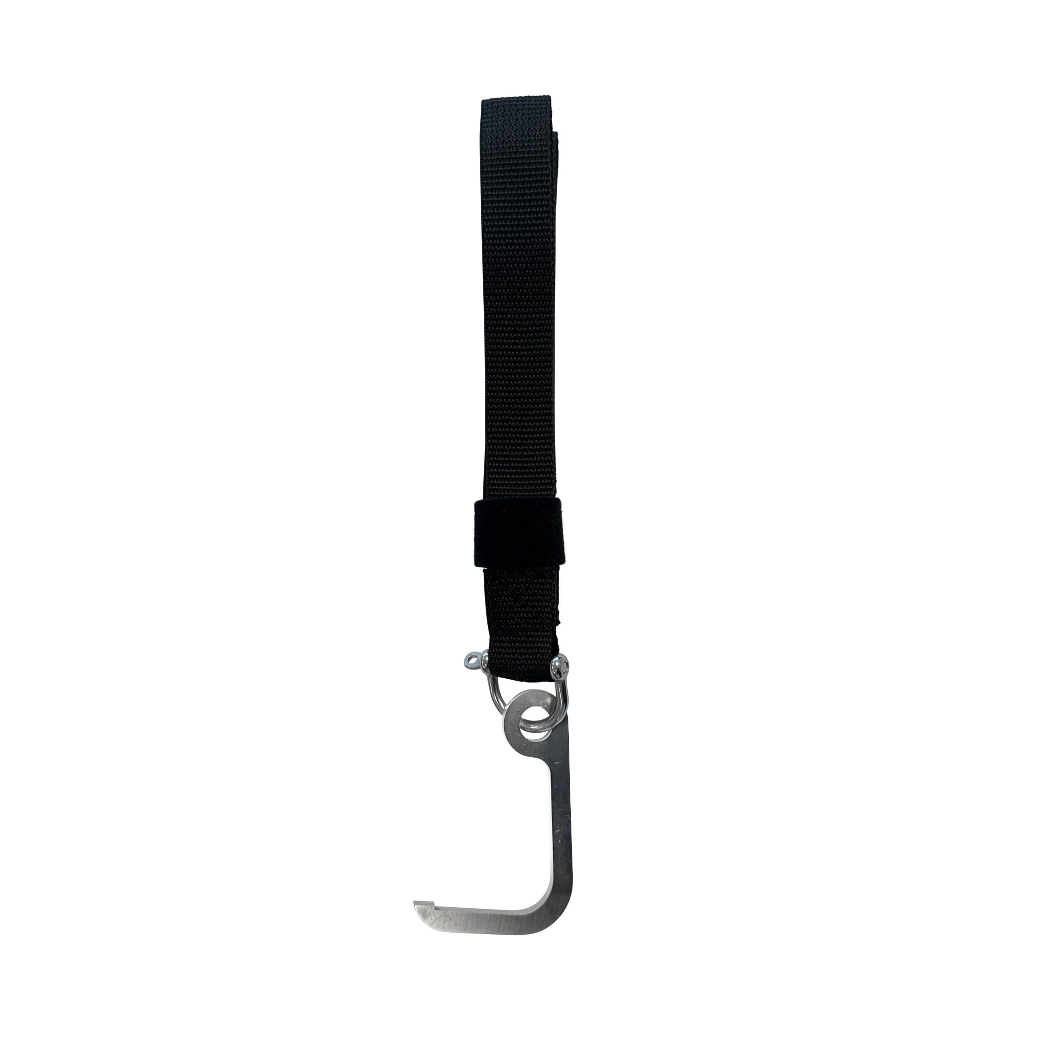T&T Tools Lid Sling Hook (1.5 Inch Long Hook) - Heavy Duty Steel Manhole Cover Lifter, Storm Drain Cover Remover, Rigid Lifting Tool for Utility Workers, Construction & Landscaping - Perfect for Sewer Access, Drain Maintenance & Road Repair