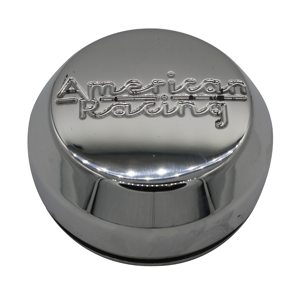 American Racing Forged Vintage 78mm Short Polished Wheel Center Cap - Classic Car & Hot Rod Accessory for Custom Wheels & Restoration Projects