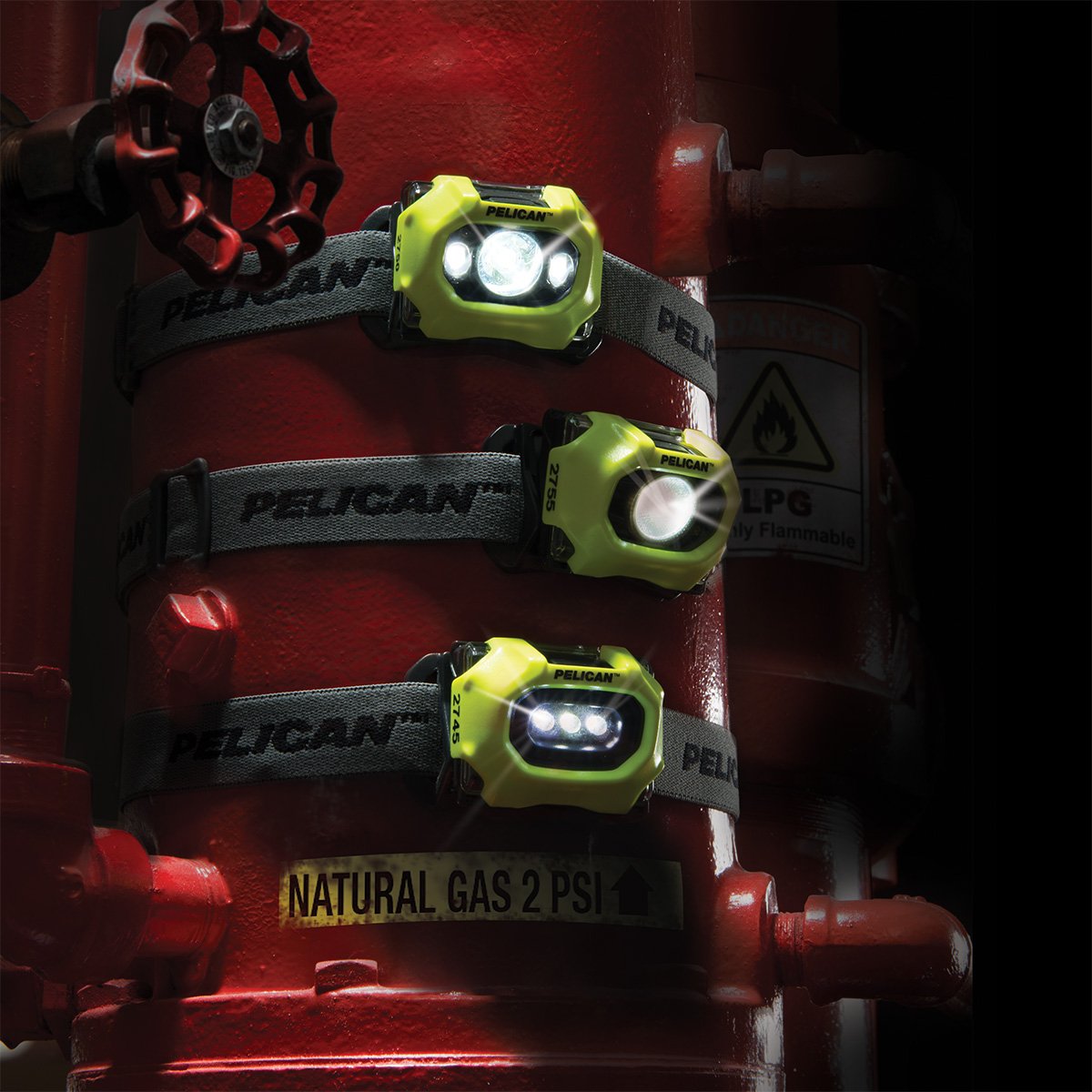 Pelican 2745C LED Headlamp - 500 Lumen Rechargeable Headlight with Adjustable Headband for Camping, Hiking, Running & Outdoor Activities