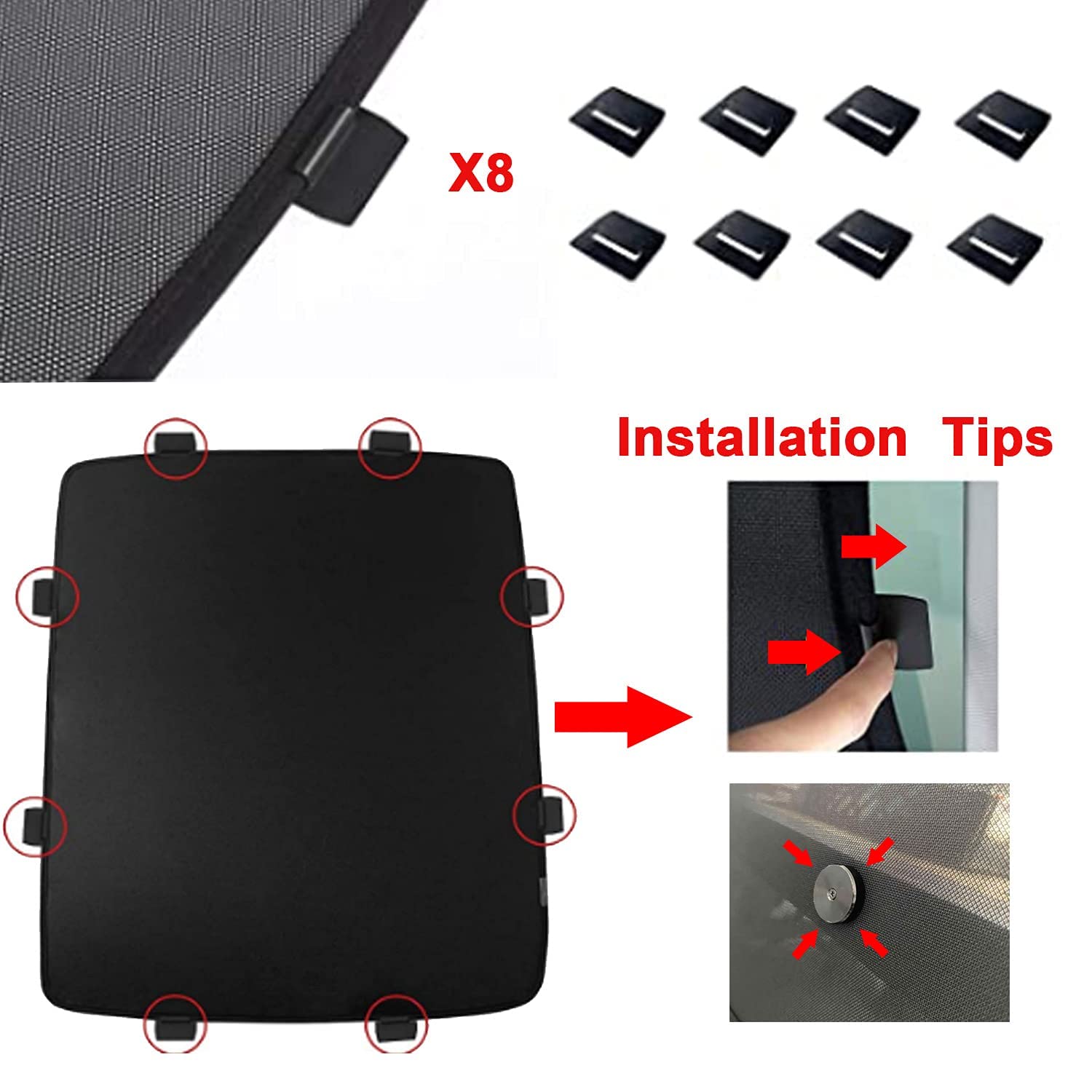 Tesla Model Y Sunshade 2020-2022 | Roof Sunshade & Sunroof Shade with UV Protection & Heat Blocking | Premium Insulation Film for Tesla Model Y Accessories | Perfect for Summer Driving & Parking Protection
