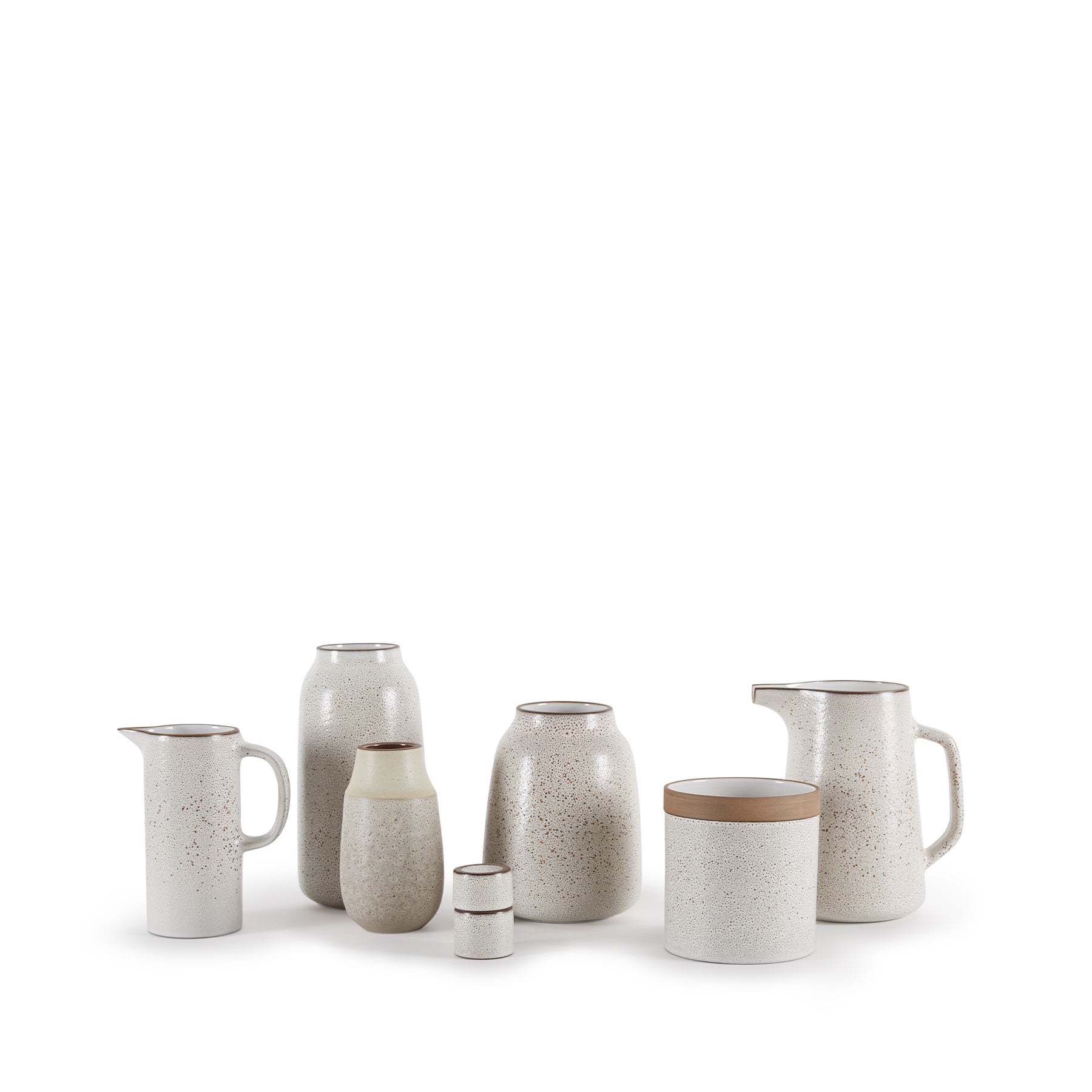 Vanilla Bean & Matte Brown Ceramic Neck Vase - Elegant Home Decor for Living Room, Dining Table, and Wedding Centerpieces