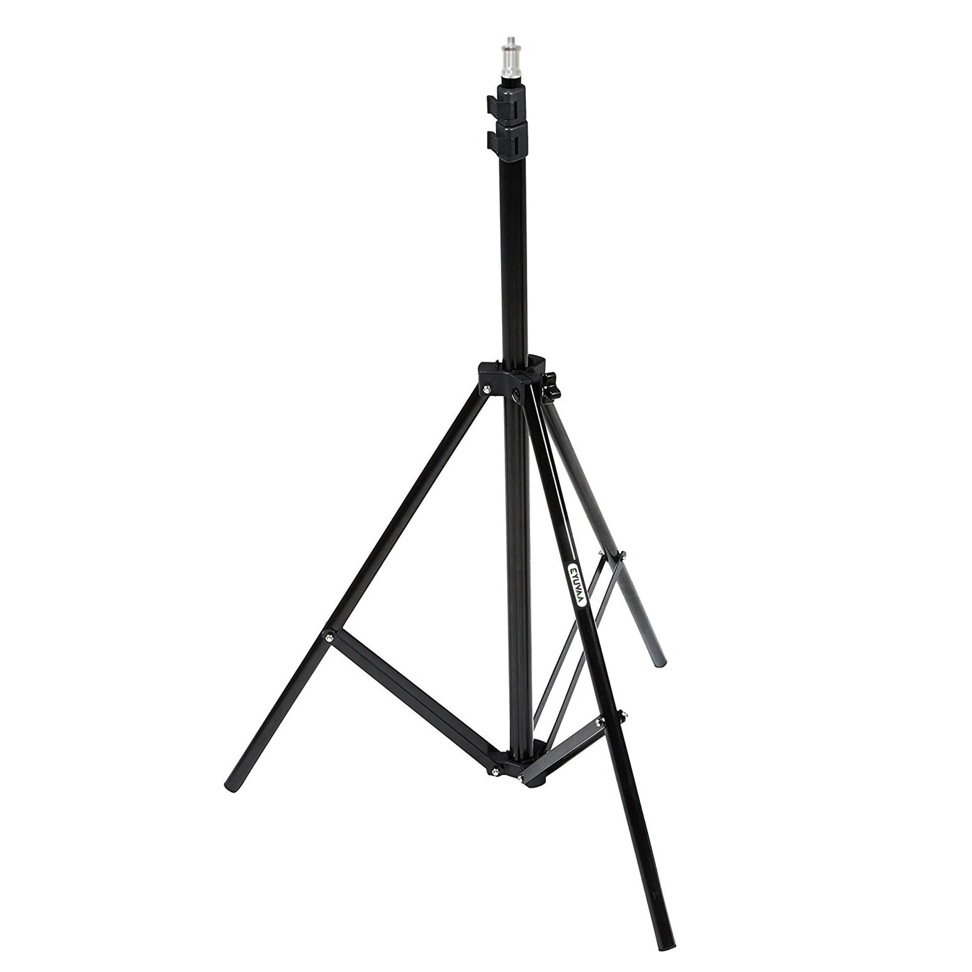 EYUVAA LABEL 7ft Adjustable Aluminum Light Stand for Photography & Videography - Lightweight Tripod for Ring Light, Speedlight, Flash, Softbox, Umbrella & DSLR Camera - Perfect for Studio, YouTube & Live Streaming (1 Pack)