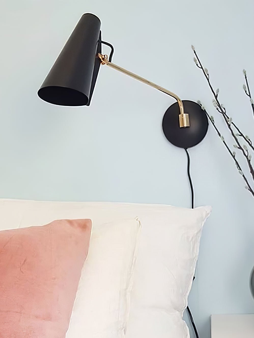Birdy Plug-in Wall Lamp - Modern LED Night Light for Bedroom, Nursery, Hallway - Energy Efficient & Dimmable Decor Lighting