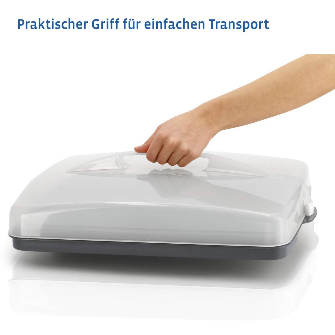 Stackable Tray Bake Box for Food Transport & Storage