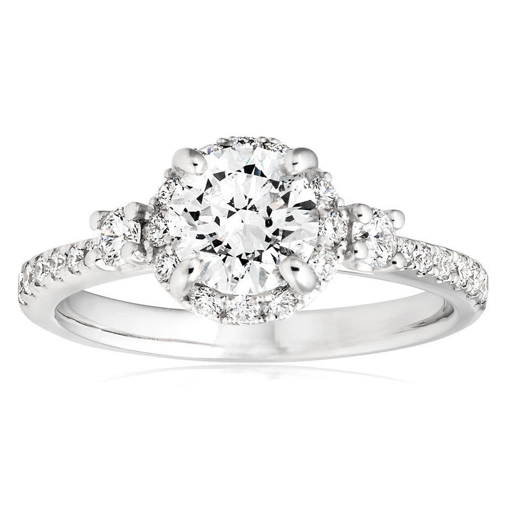 18ct White Gold Diamond Ring - 1.50 Carat Solitaire Engagement Ring for Women, Perfect for Proposals, Anniversaries & Special Occasions