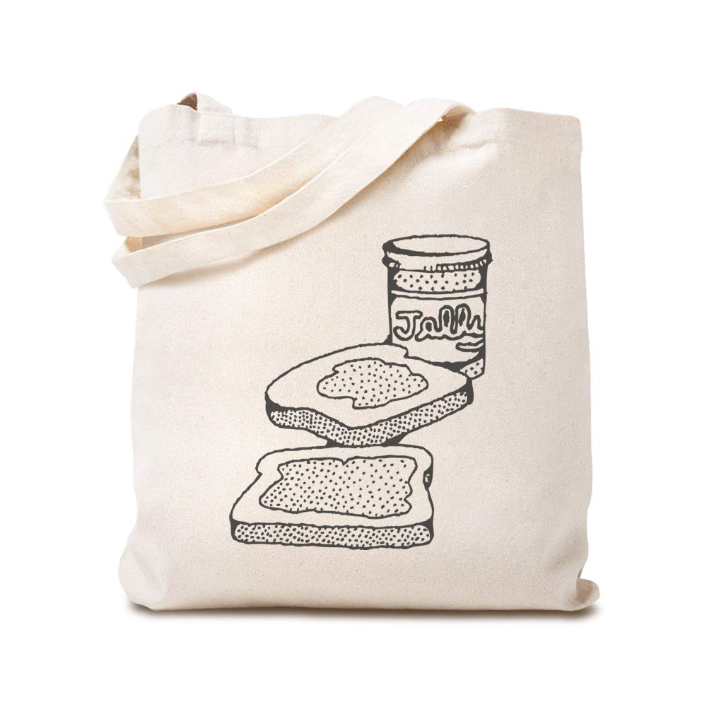 Vintage Style Custom Canvas Tote Bag - Reusable Shopping Bag for Women, Sandwich Bread & Beach Use - Eco-Friendly Grocery & Food Carrier
