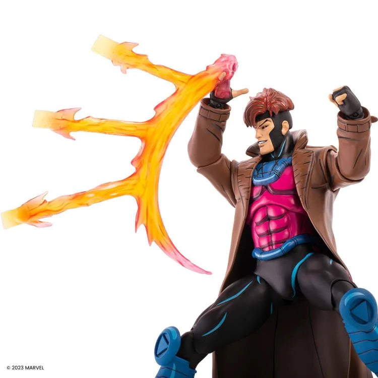 X-Men: The Animated Series Gambit 1/6 Scale Collectible Action Figure - Perfect for Marvel Fans, Display & Comic Book Collections