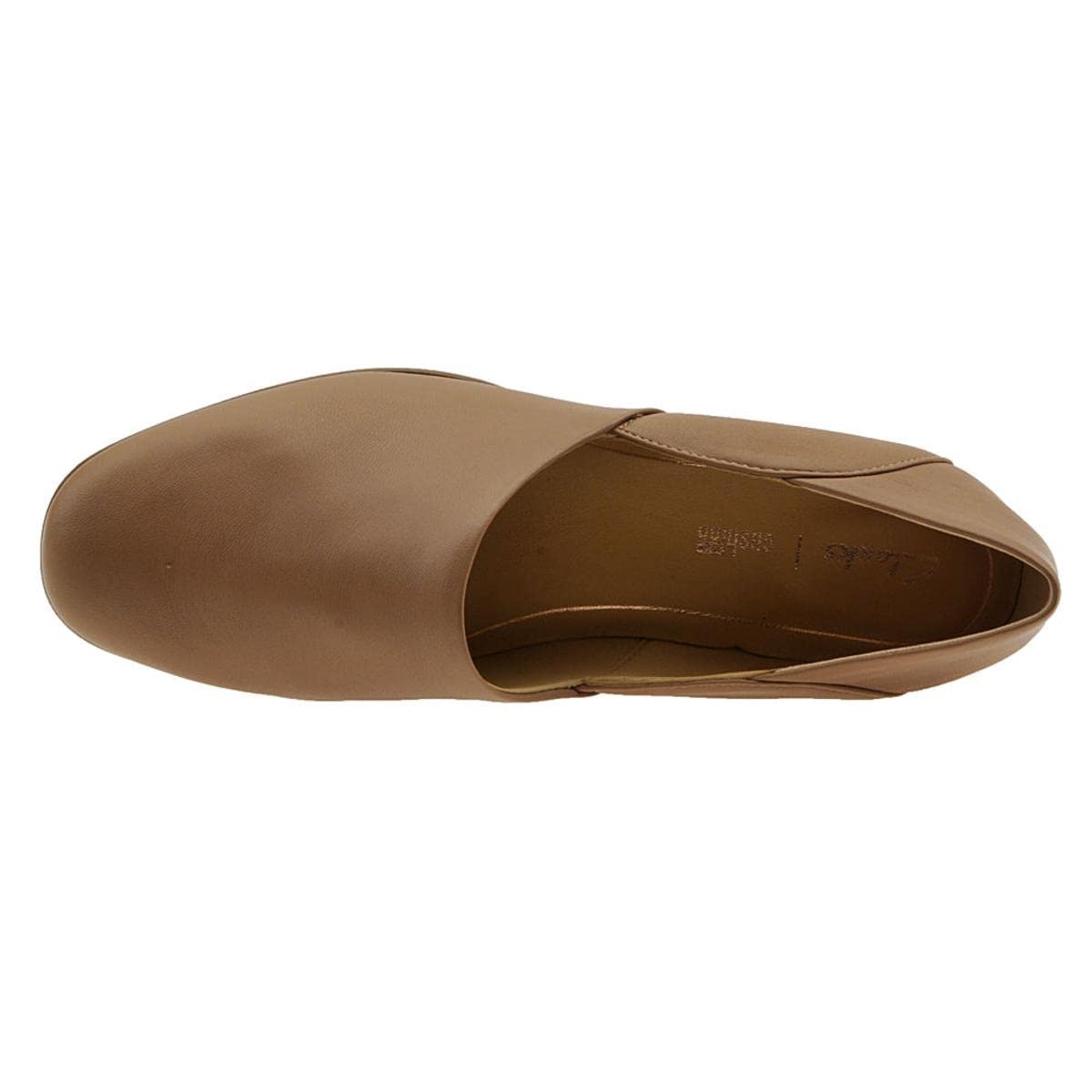 Clarks Women's Pure Tone Slip-On Loafers - Comfortable Casual Shoes for Women, Perfect for Office, Travel & Everyday Wear
