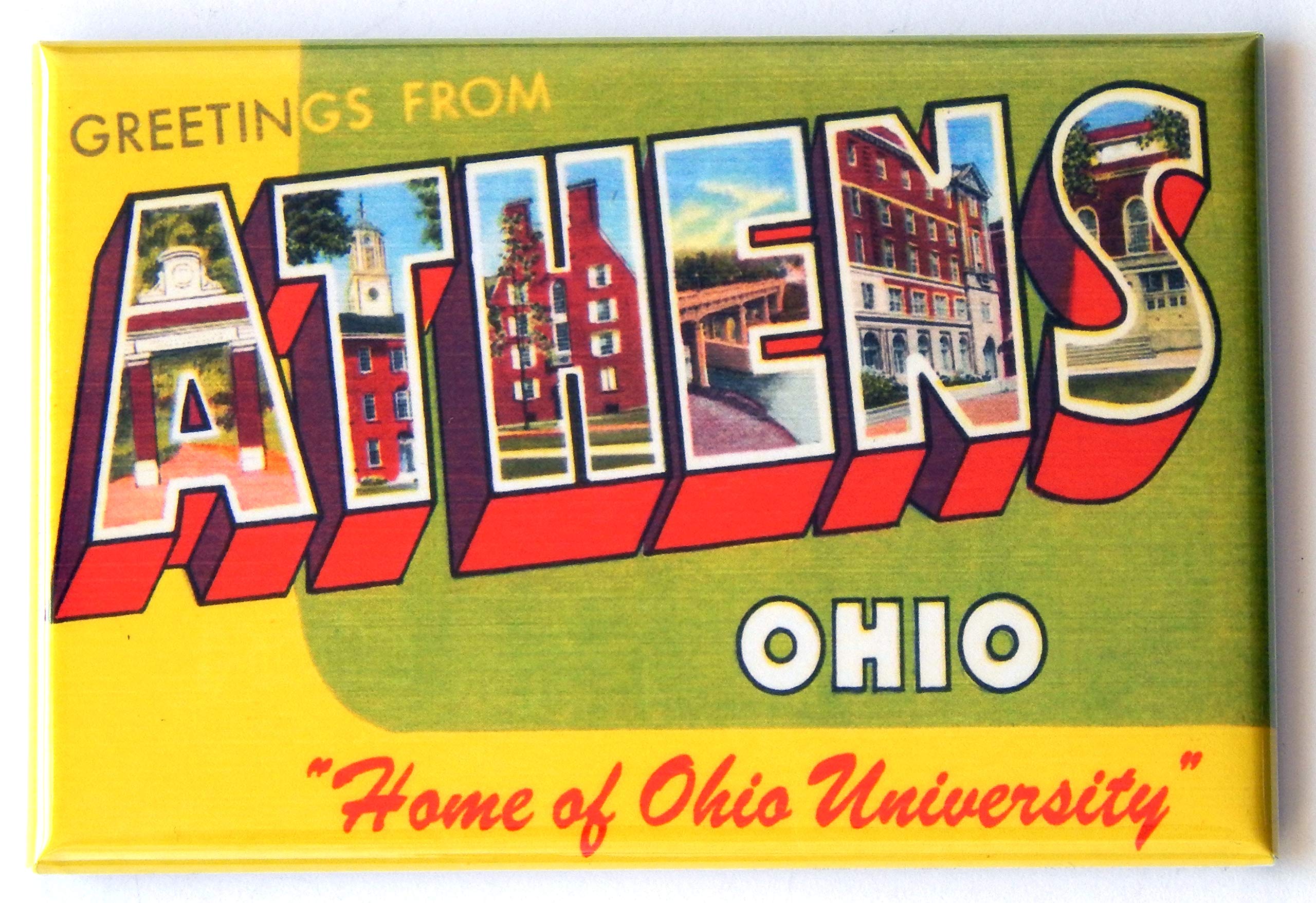 Athens Ohio Souvenir Fridge Magnet - 2 x 3 Inch Collectible Travel Gift - Perfect for Refrigerators, Lockers & Office Decor