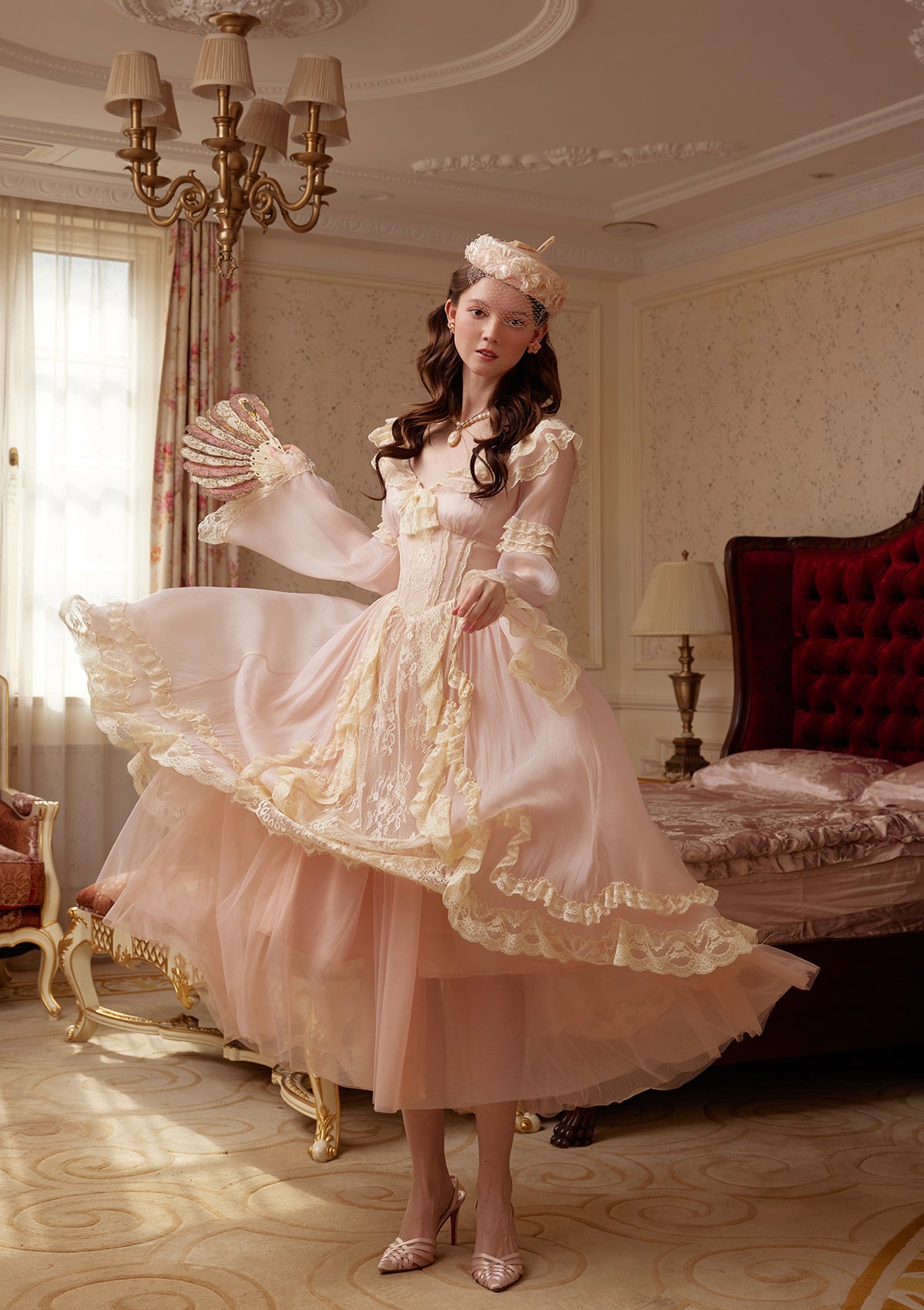 Princess Seraphina Dress for Girls - Elegant Party Gown with Sparkle Details | Perfect for Birthday, Pageant & Special Occasions