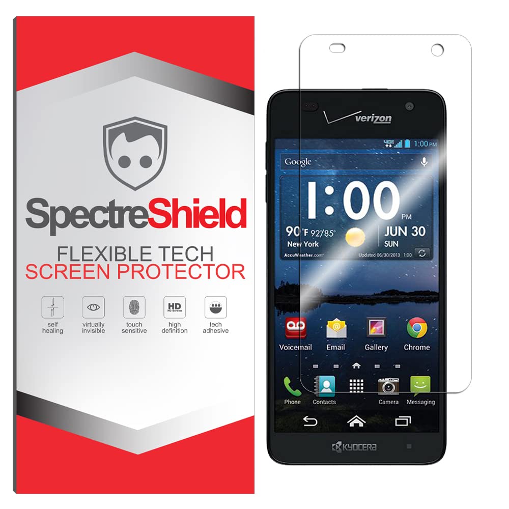 **Spectre Shield Screen Protector for Kyocera Hydro Elite - Case Friendly, Flexible Full Coverage Clear TPU Film - Anti-Scratch & Bubble-Free Protection for Everyday Use**