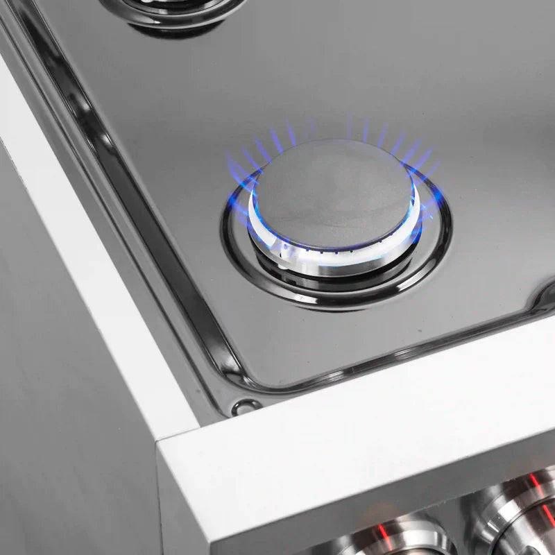 FORNO Massimo 48 Inch Freestanding Dual Fuel Range with French Doors - Stainless Steel FFSGS6325 | Professional Gas & Electric Oven for Home Chefs | Perfect for Baking, Roasting & Entertaining